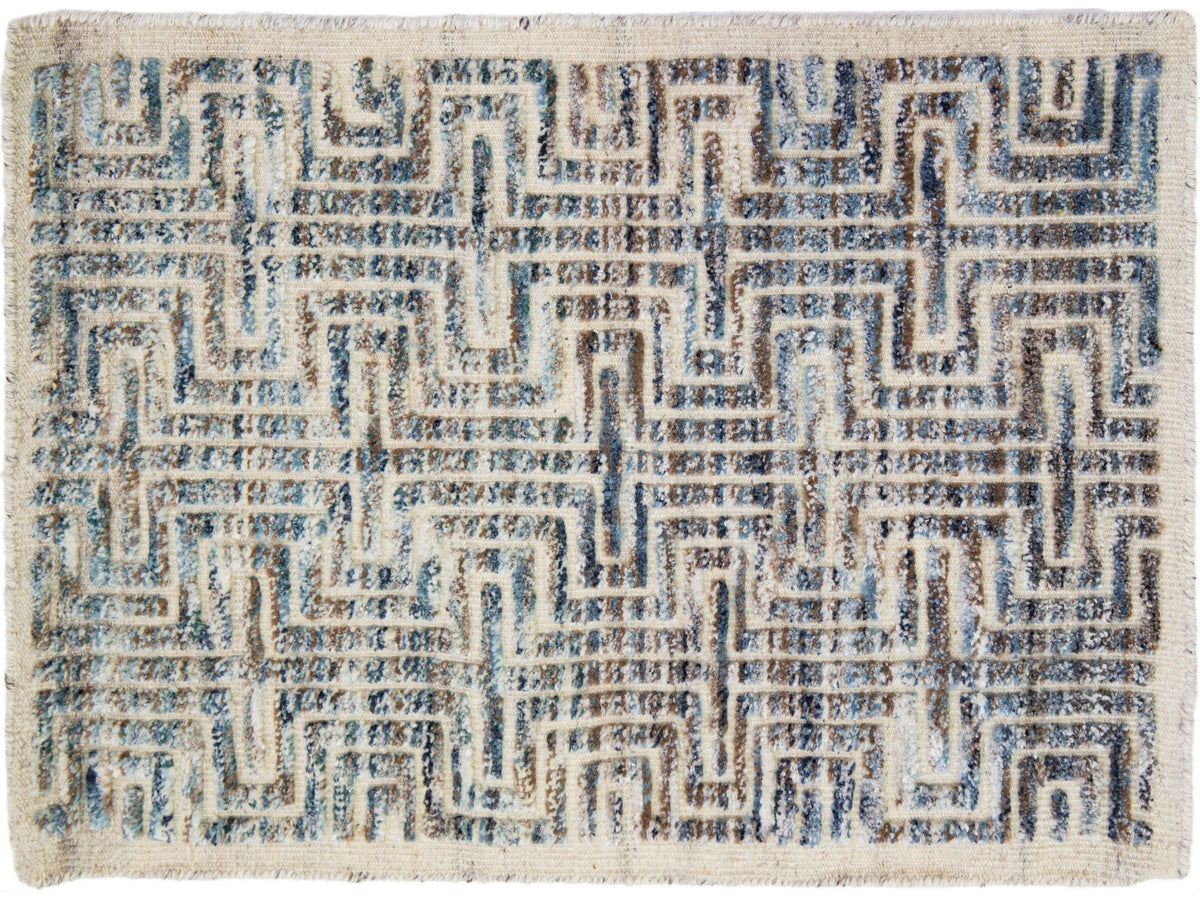 Modern Moroccan Wool Custom Rug