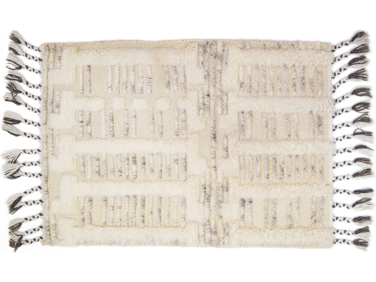 Modern Moroccan Wool Custom Rug