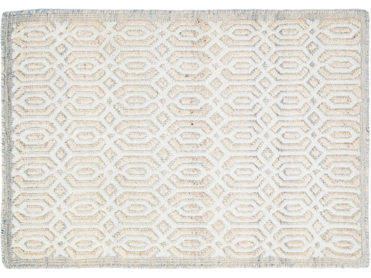Modern Moroccan Wool Custom Rug