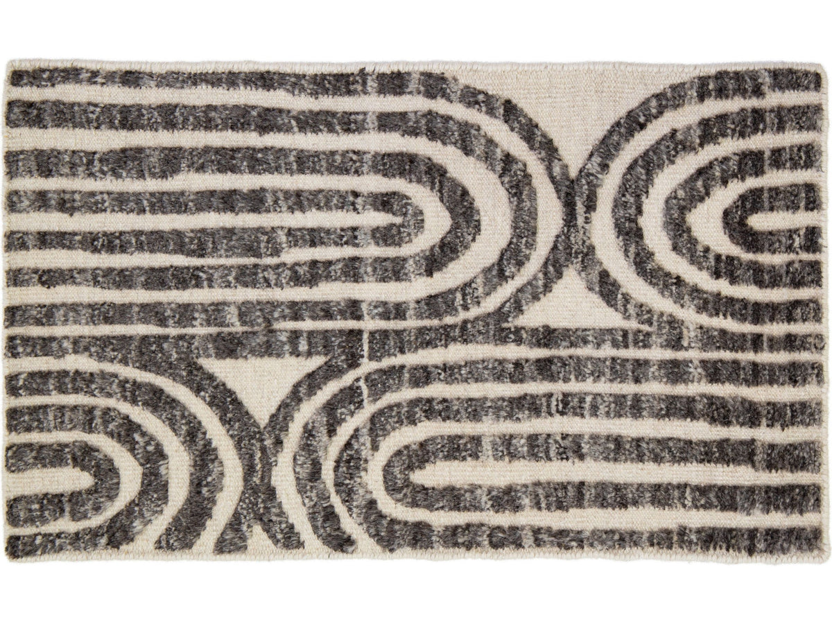 Modern Moroccan Wool Custom Rug