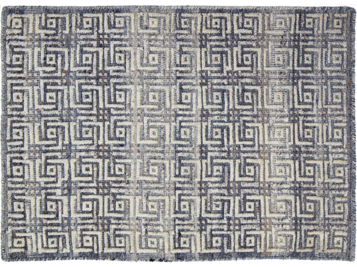 Modern Moroccan Wool Custom Rug