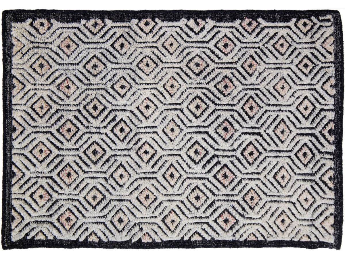Modern Moroccan Wool Custom Rug