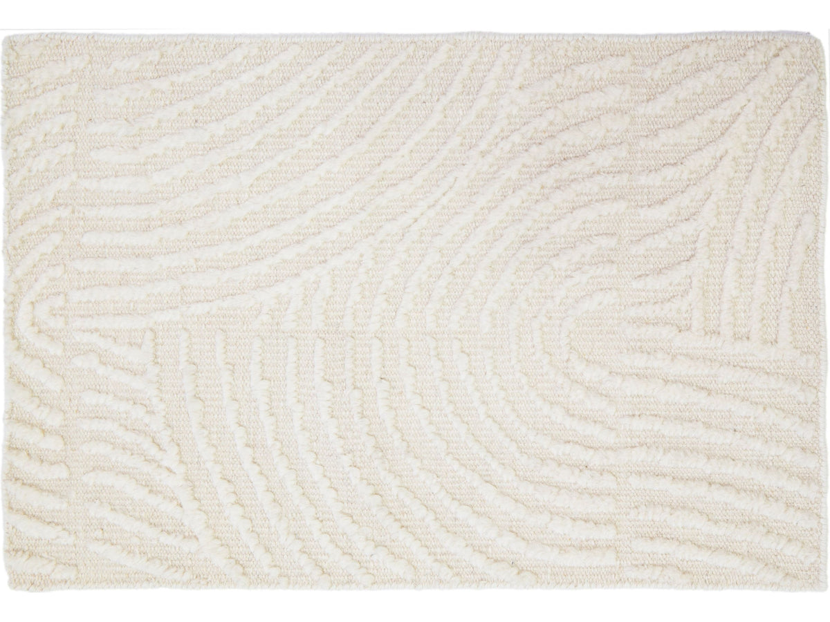 Modern Moroccan Wool Custom Rug