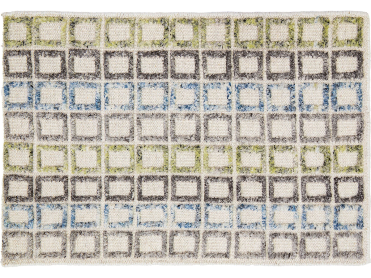Modern Moroccan Wool Custom Rug