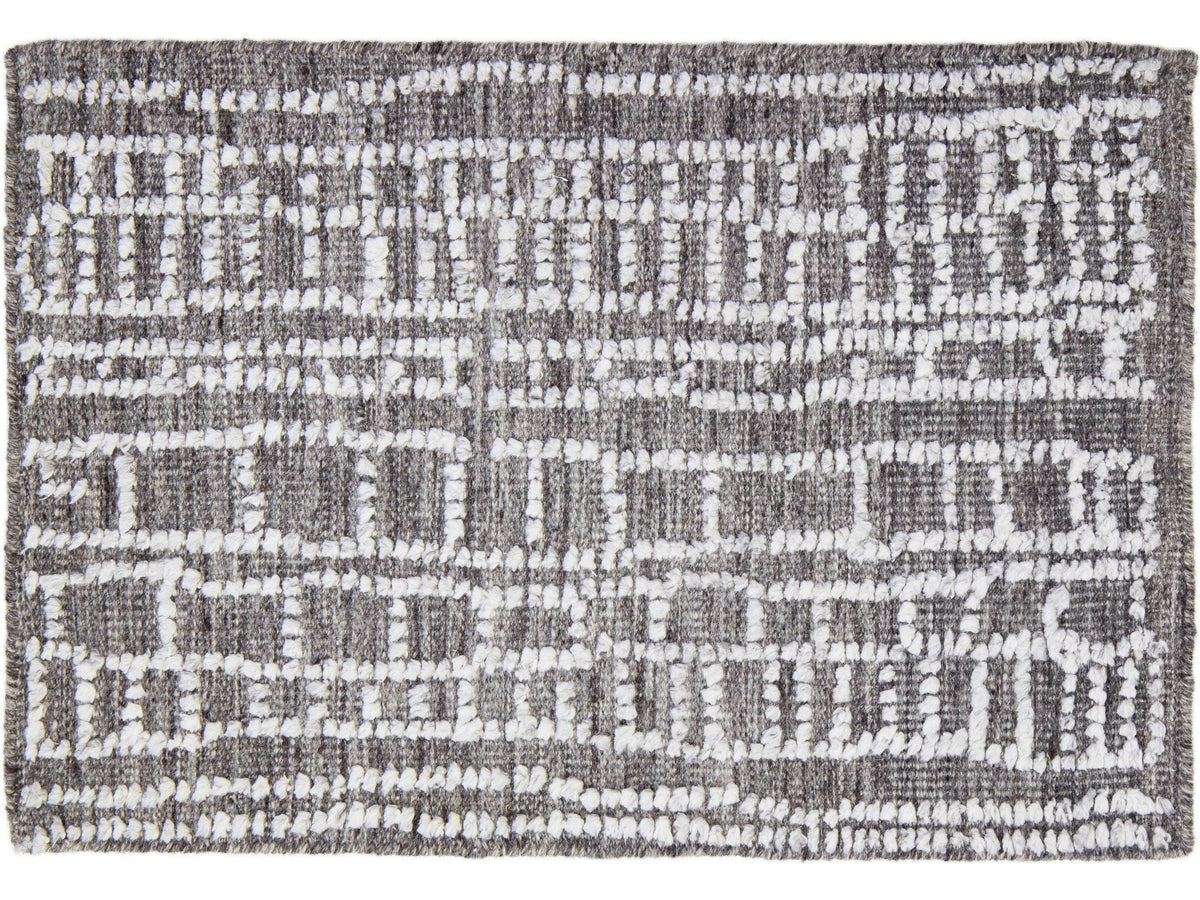 Modern Moroccan Wool Custom Rug