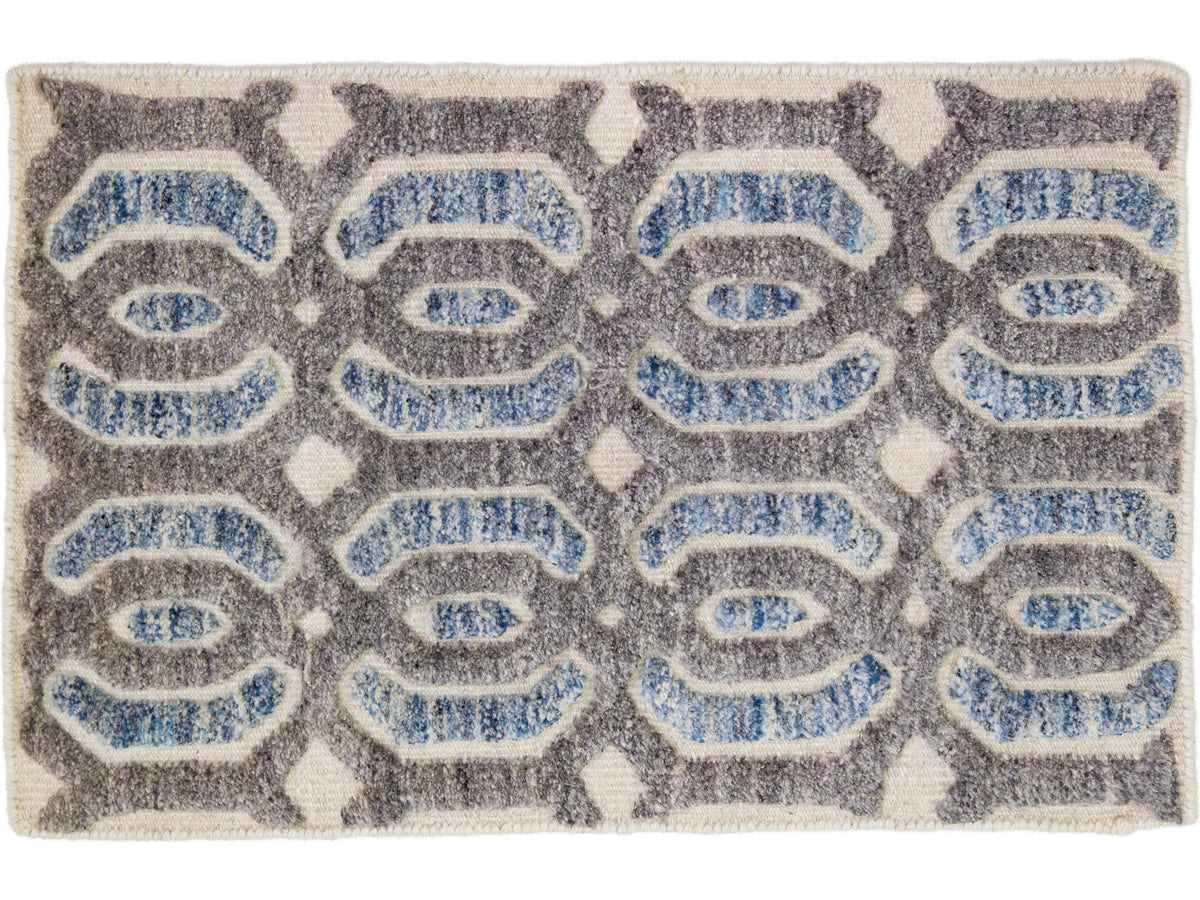 Modern Moroccan Wool Custom Rug