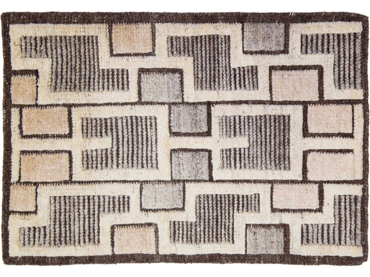Modern Moroccan Wool Custom Rug