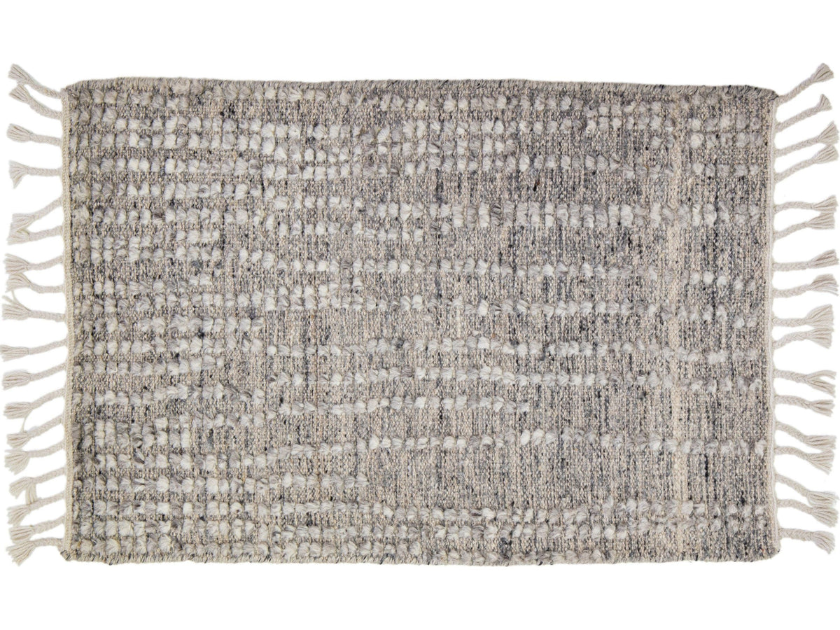 Modern Moroccan Wool Custom Rug