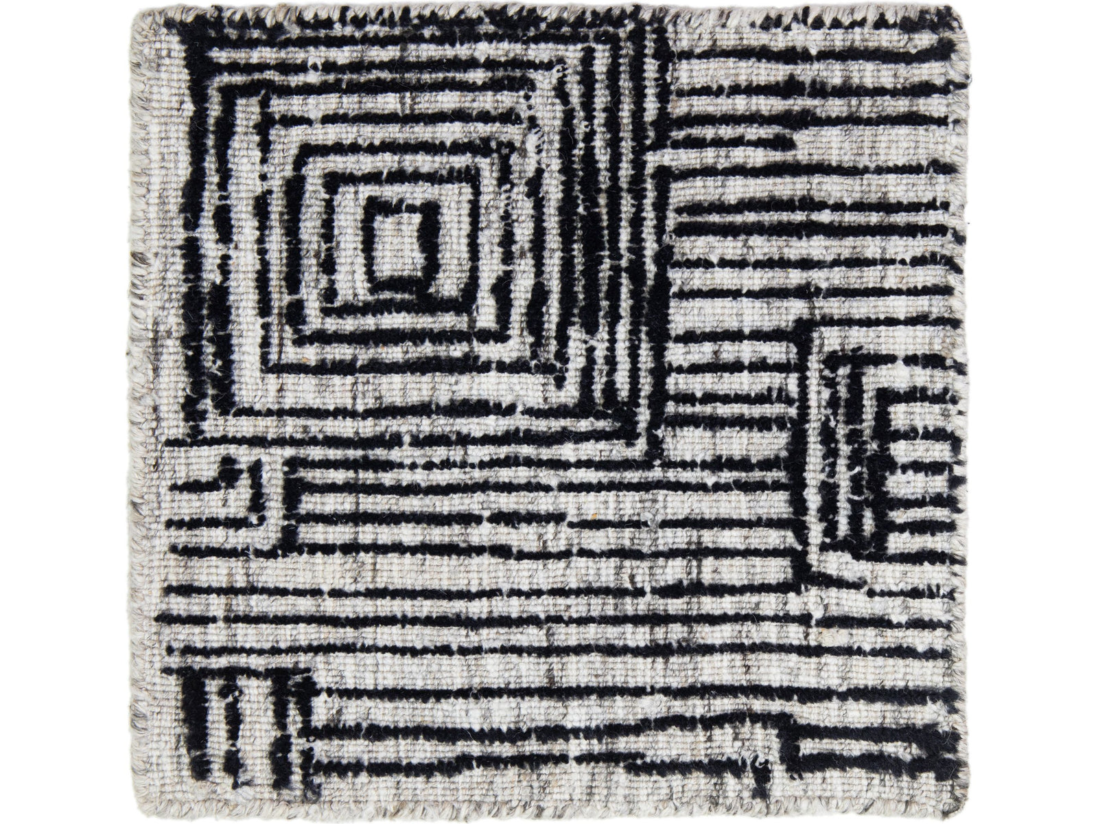 Modern Luxe Wool and Silk Custom Rug