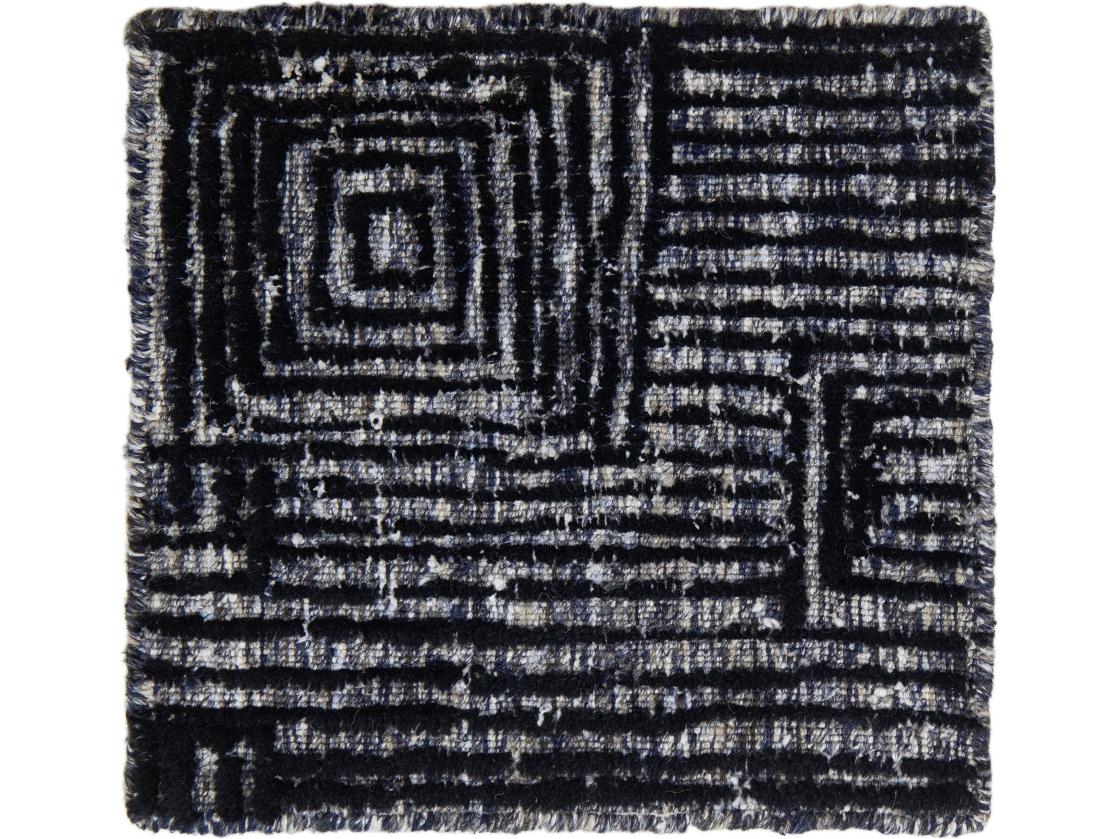 Modern Luxe Wool and Silk Custom Rug