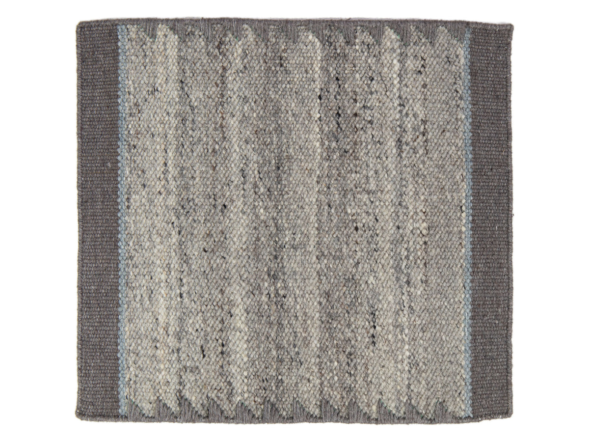 Modern Flatweave Kilim Wool Custom Rug