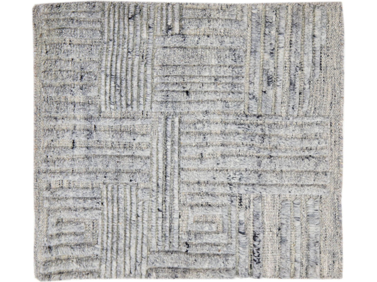 Modern Moroccan Wool Custom Rug