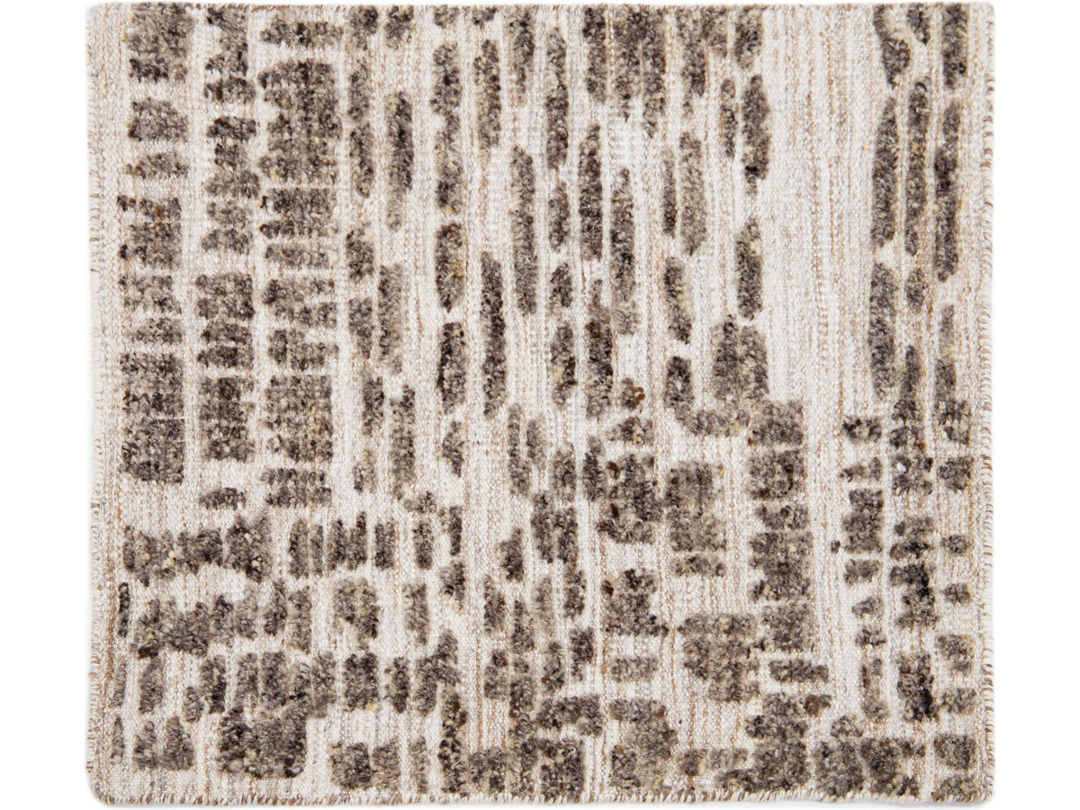 Modern Moroccan Wool Custom Rug