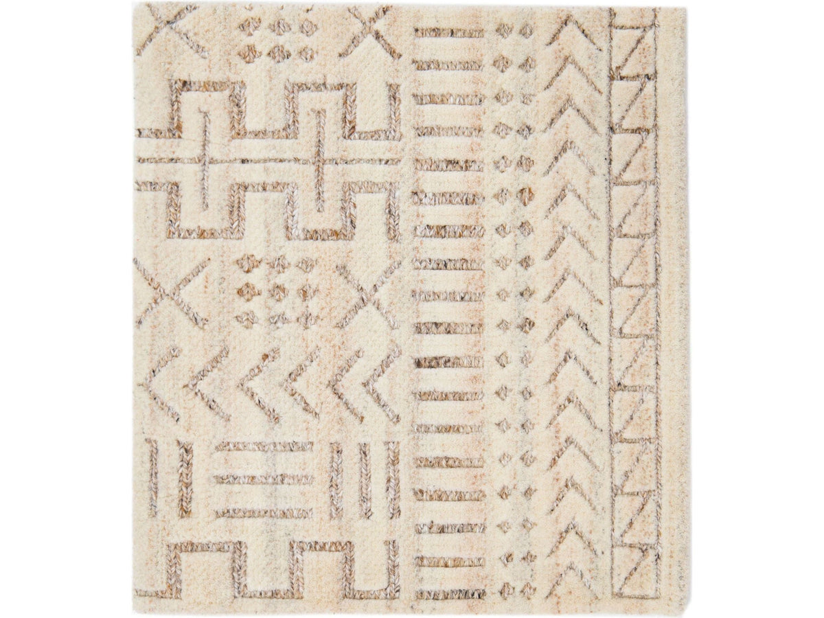 Modern Soumak  Wool Custom Rug