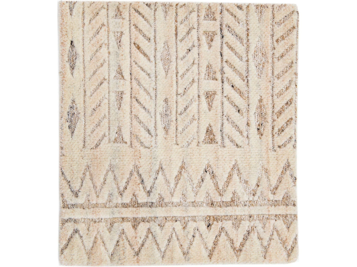 Modern Soumak Wool Custom Rug