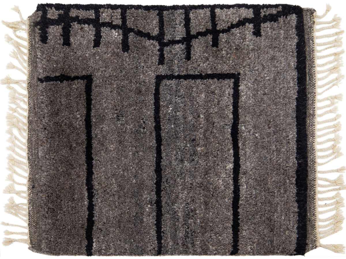 Modern Moroccan Wool Custom Rug