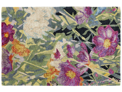 Modern Wool and Silk Custom Rug