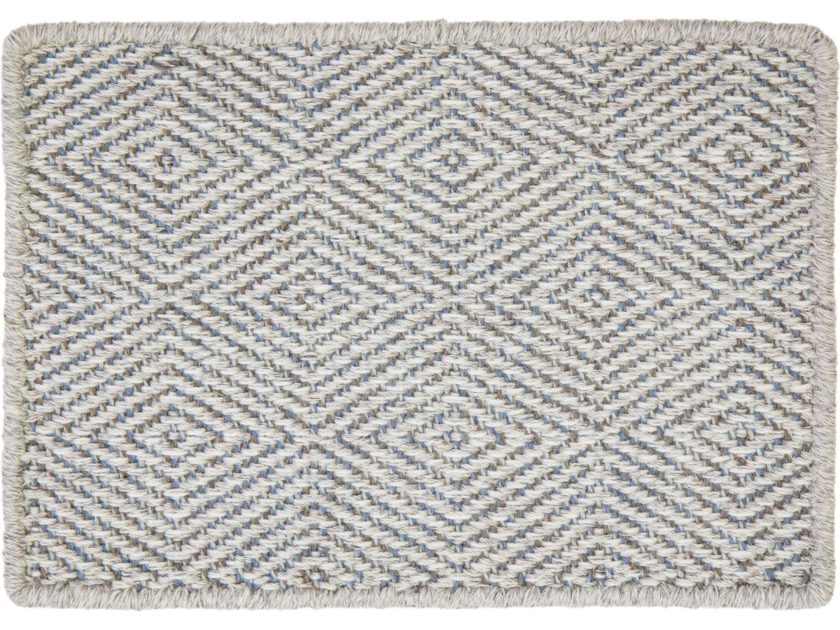 Modern Riley Broadloom Wool and Nylon Custom Rug