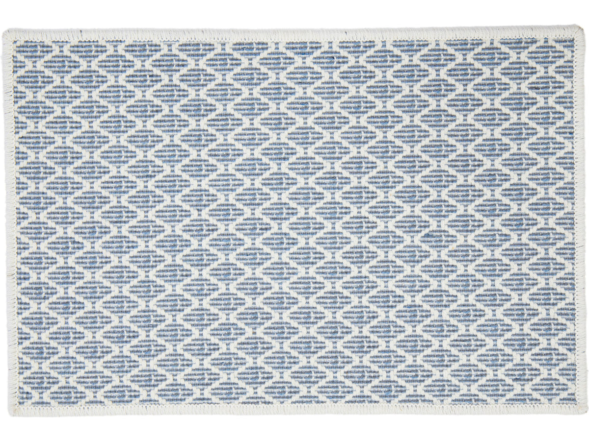 Modern Hamptons Trelis Broadloom Wool Custom Rug