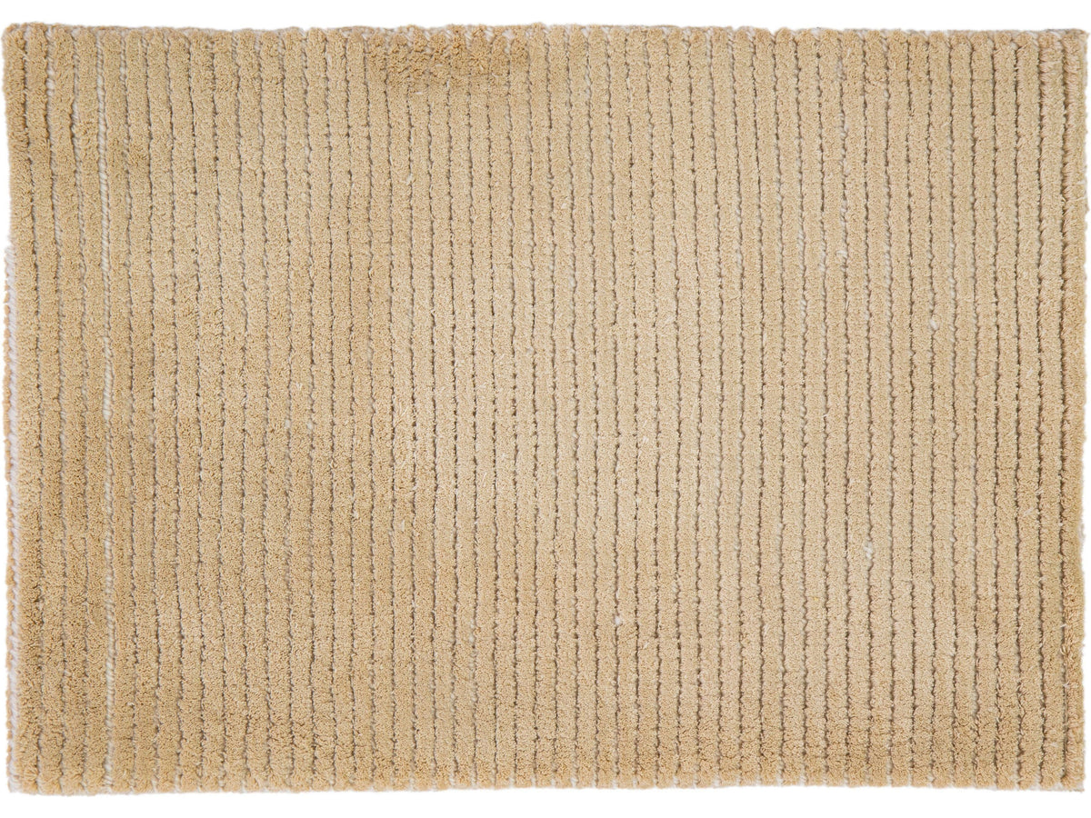 Modern Venice Beach Broadloom Wool and Polycotton Custom Rug