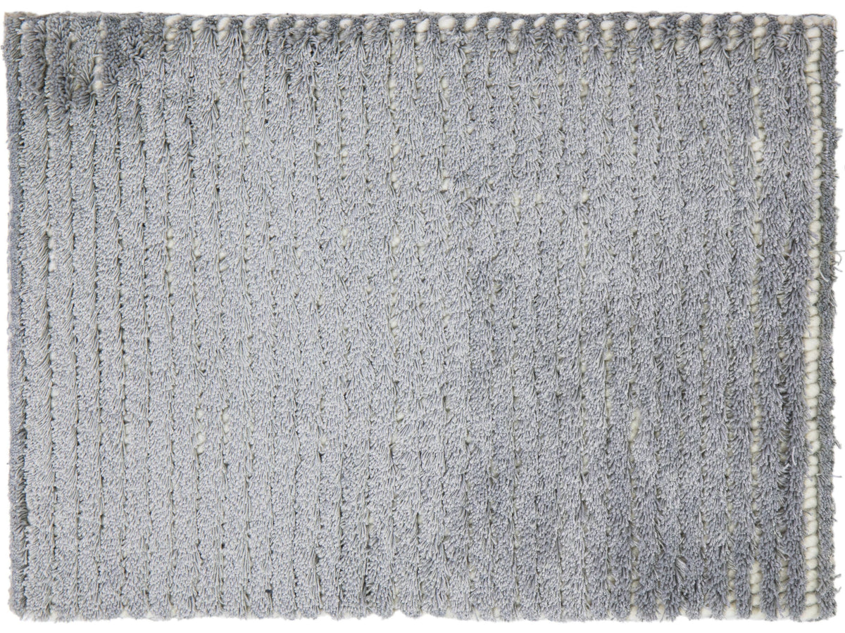 Modern Oliver Broadloom Wool and Polycotton Custom Rug