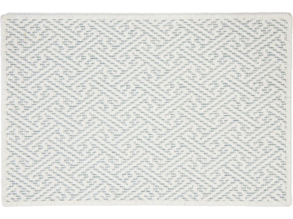 Modern Hamptons Basketweave Broadloom Wool Custom Rug