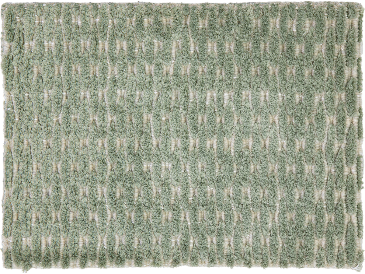 Modern Santa Monica Broadloom Wool and Polyester Custom Rug