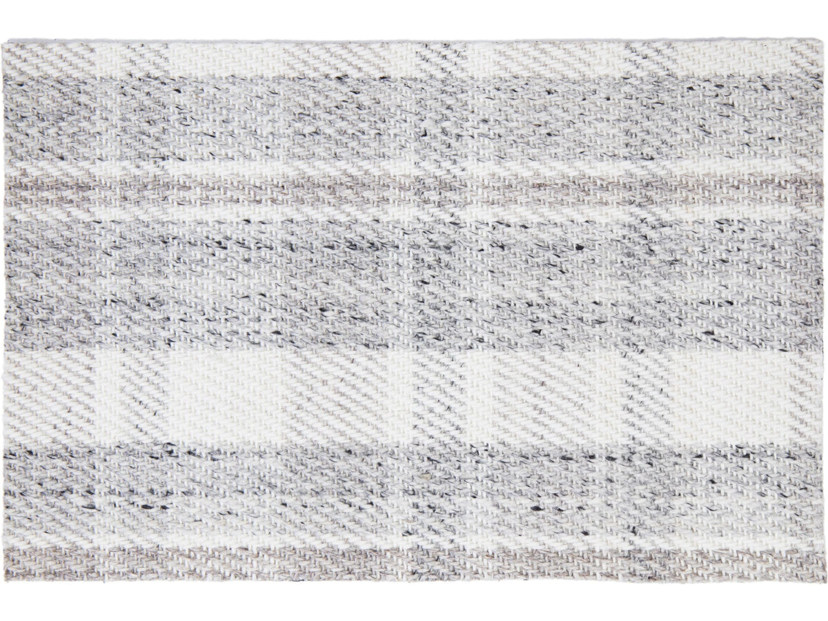 Modern Harlan Broadloom Wool and Polyester Blend Custom Rug