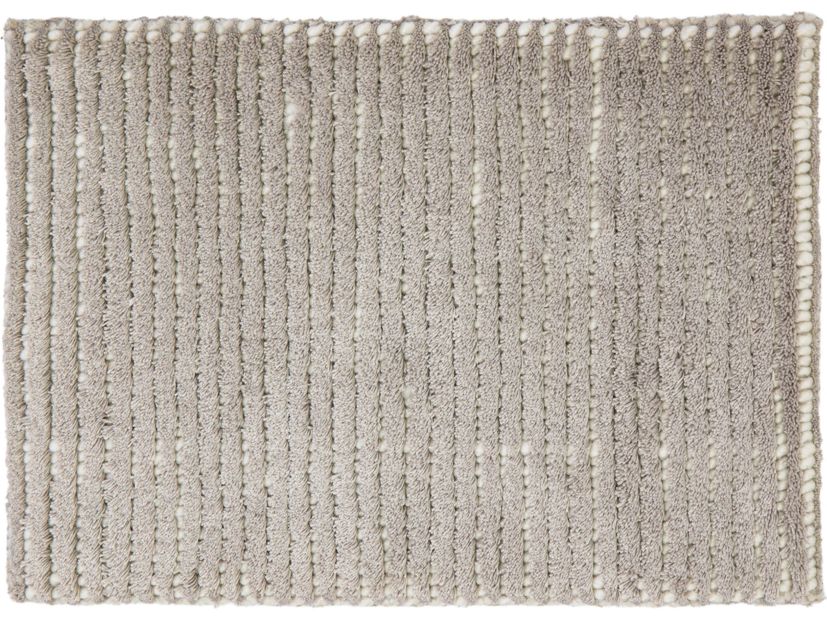 Modern Oliver Broadloom Wool and Polycotton Custom Rug