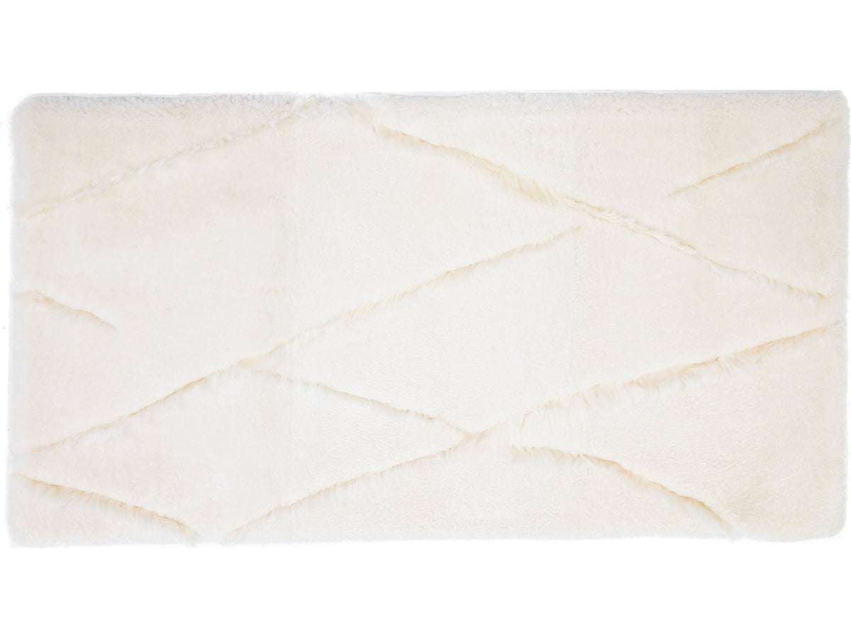 Modern Genuine Sheep Leather Custom Rug