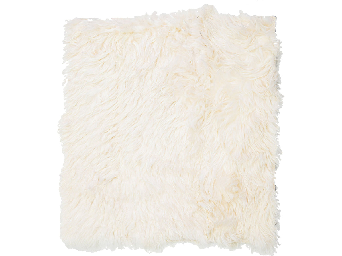 Modern Genuine Goat Leather Custom Rug