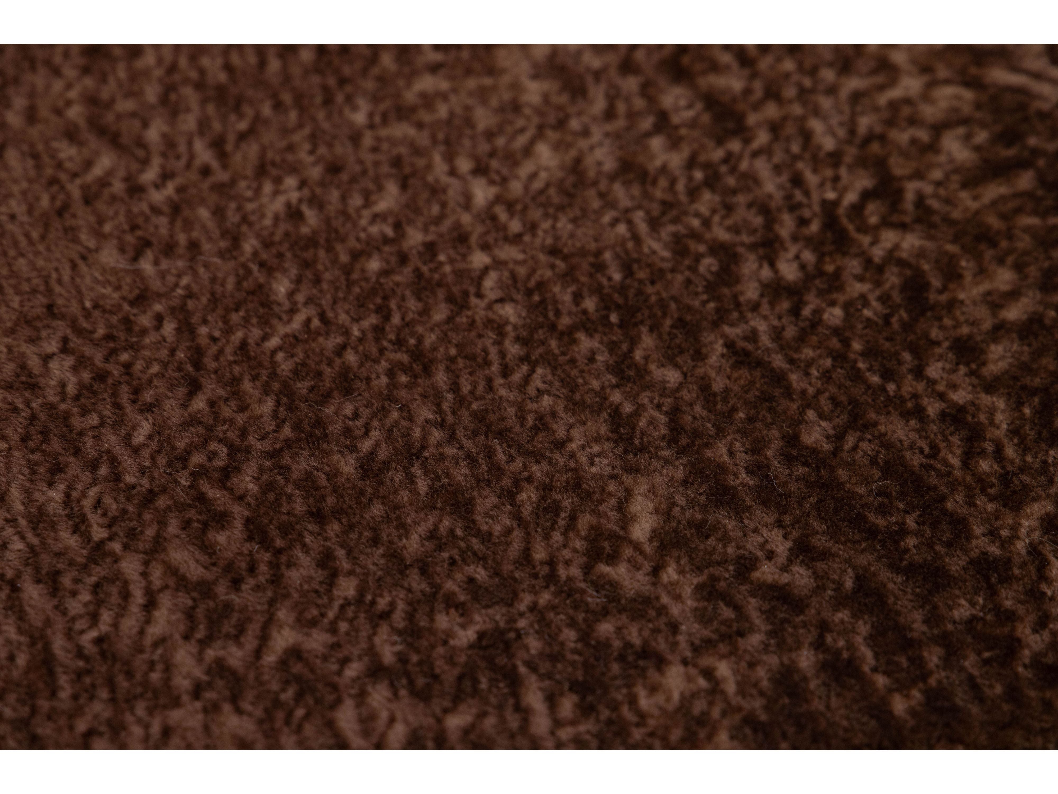 Modern Genuine Sheep Leather Custom Rug