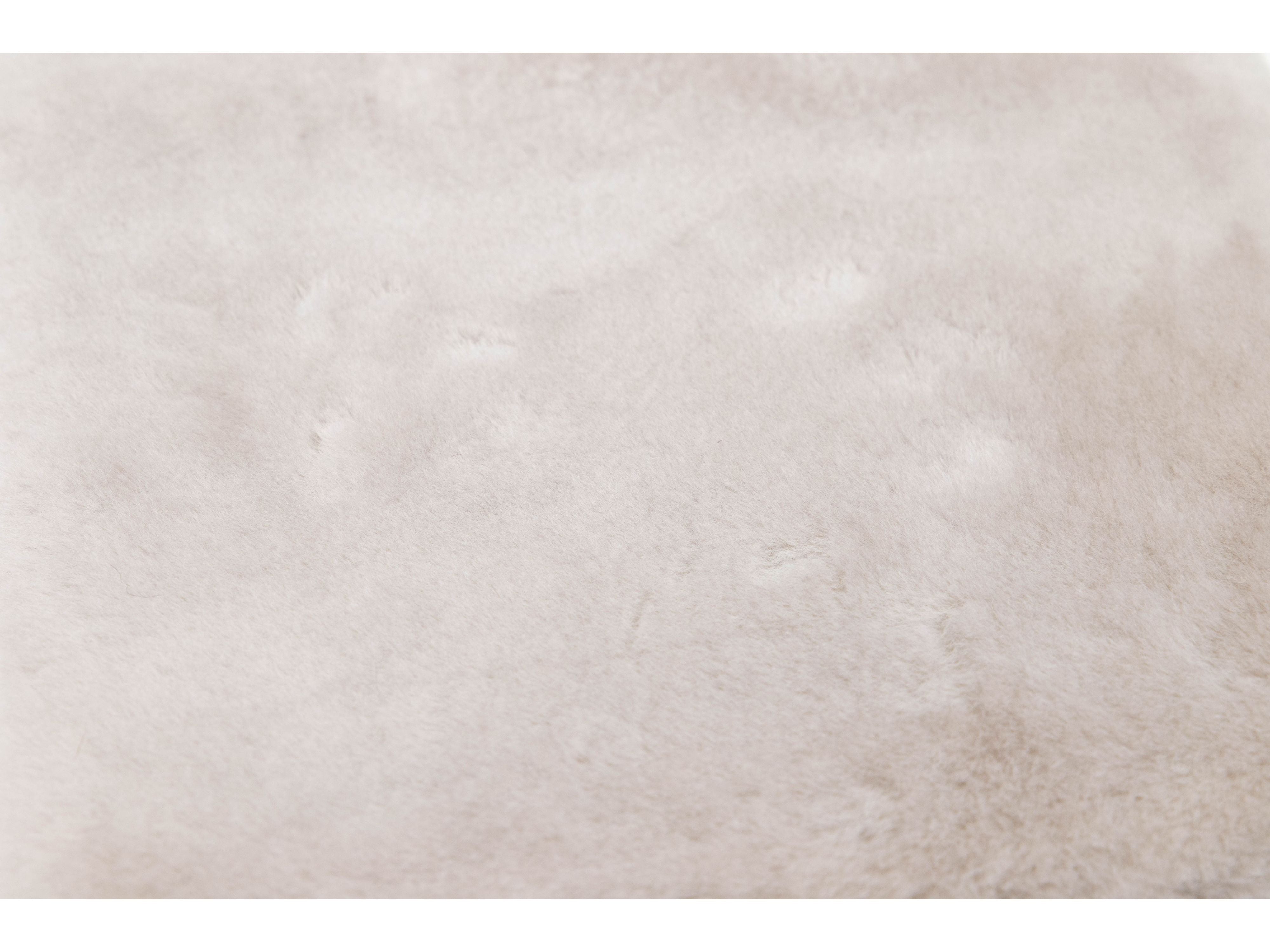 Modern Genuine Sheep Leather Custom Rug