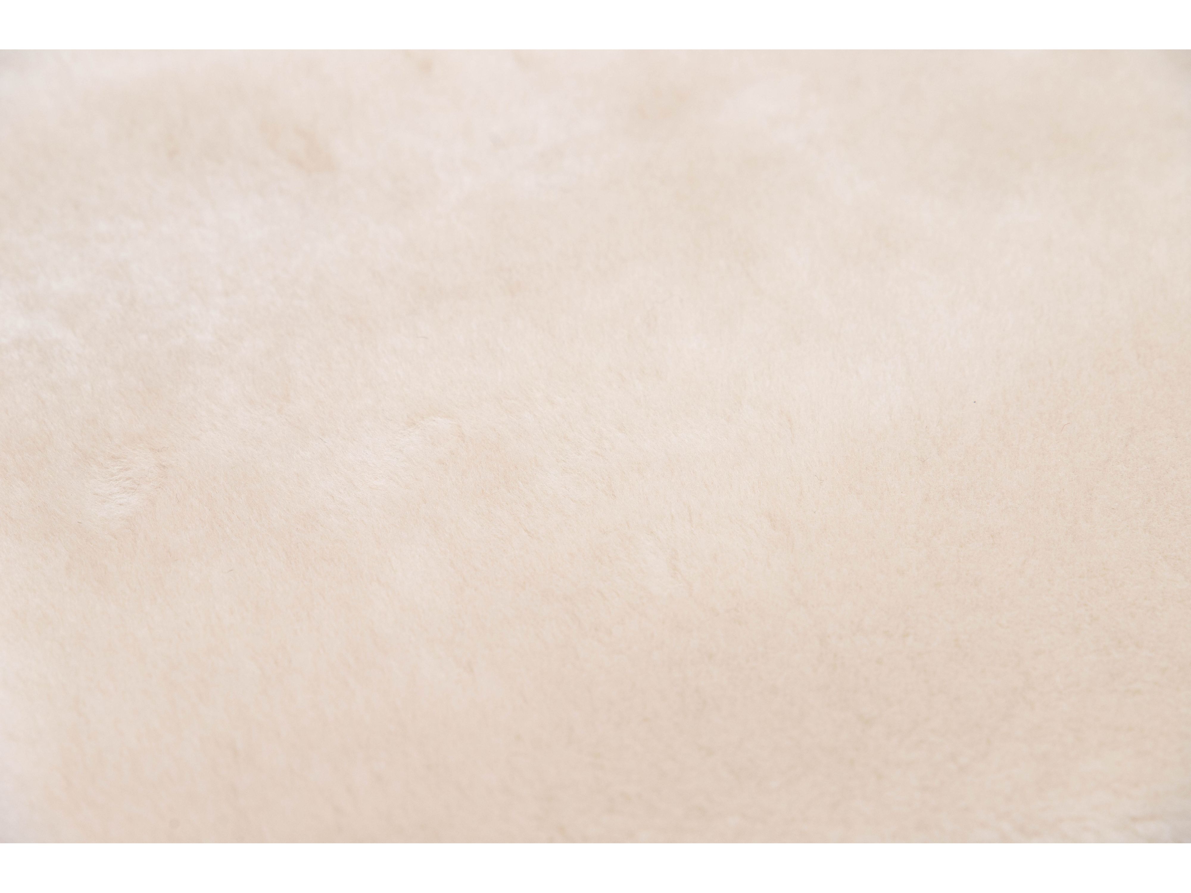 Modern Genuine Sheep Leather Custom Rug