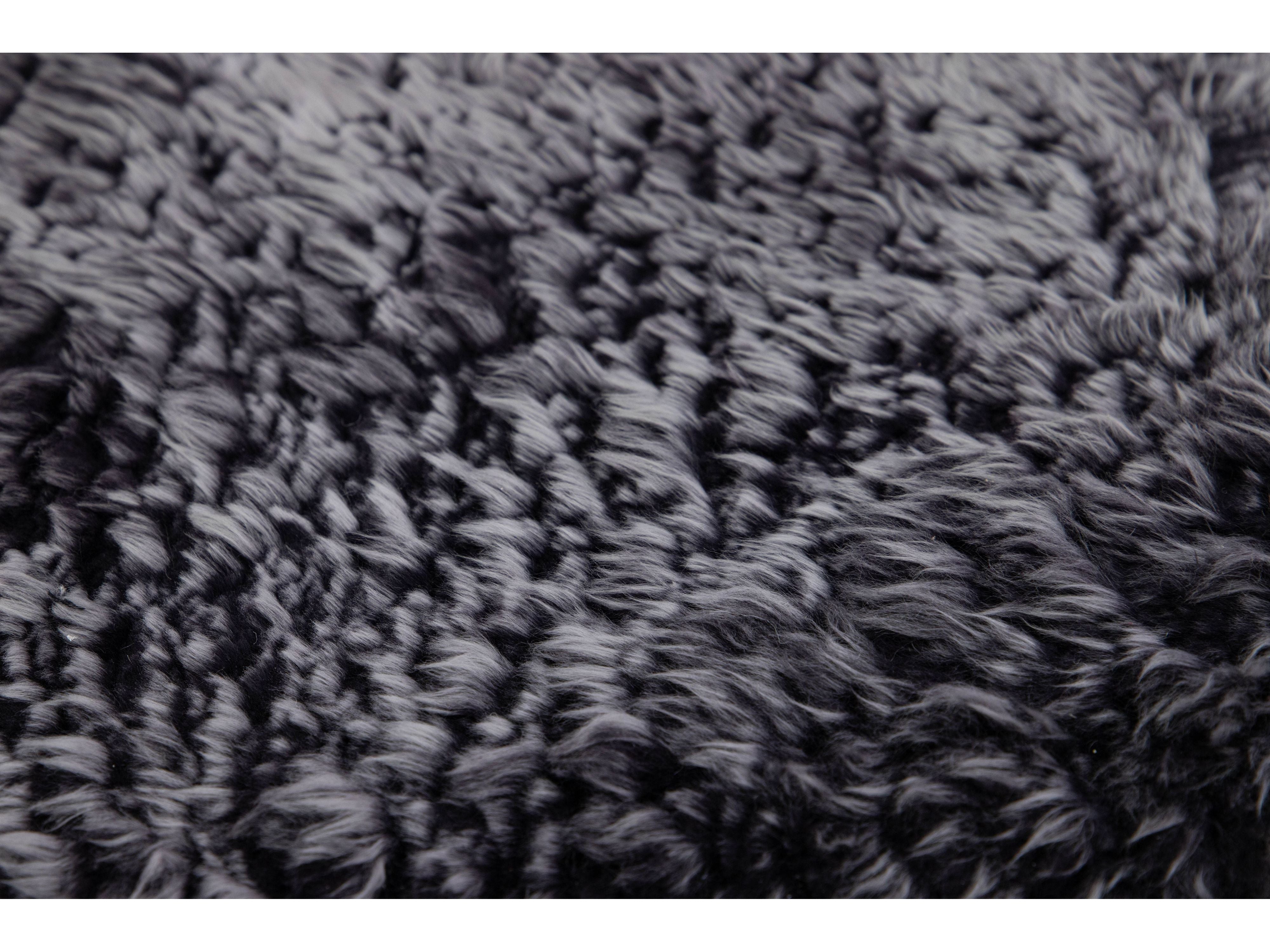 Modern Genuine Sheep Leather Custom Rug