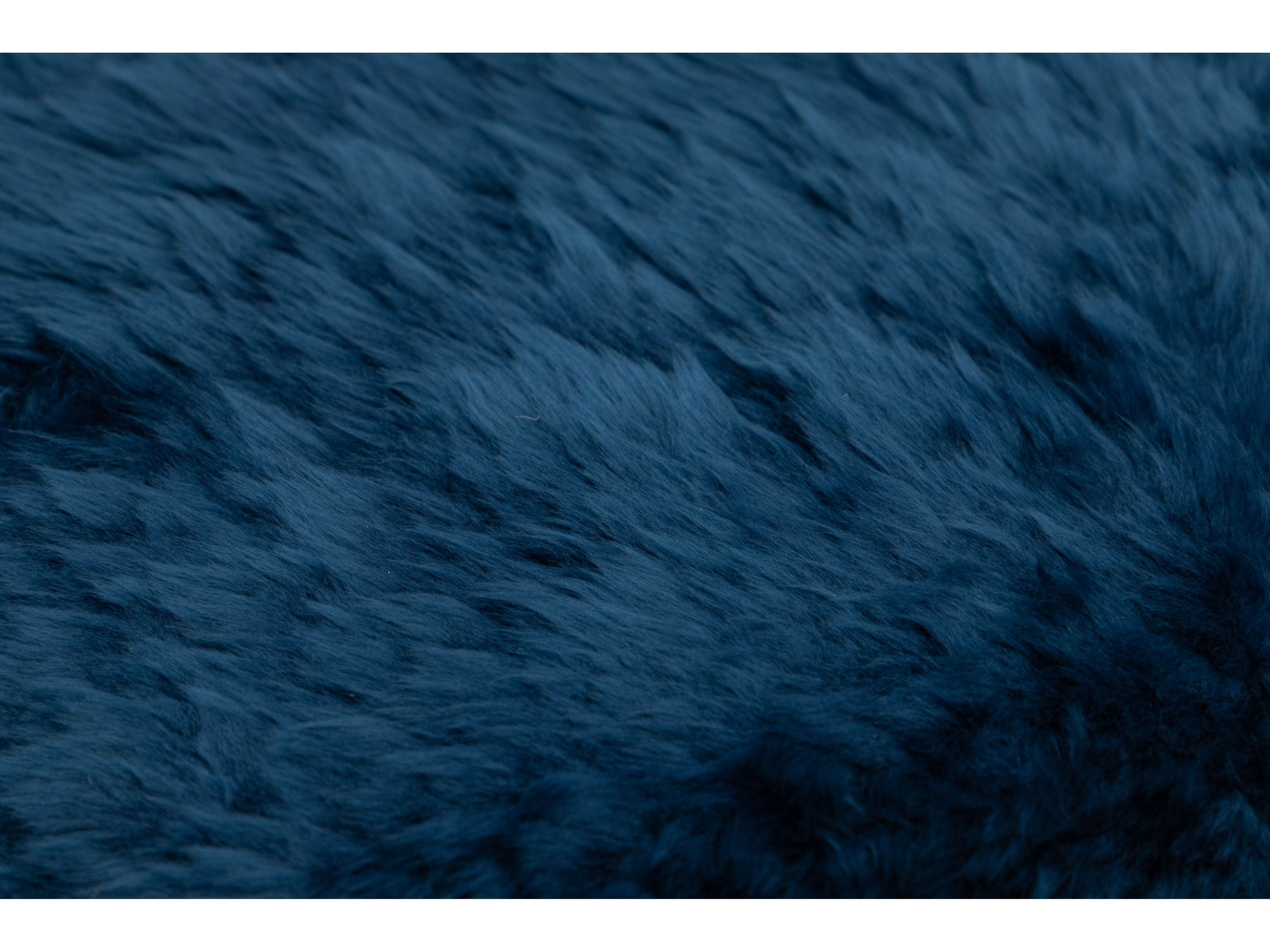 Modern Genuine Sheep Leather Custom Rug