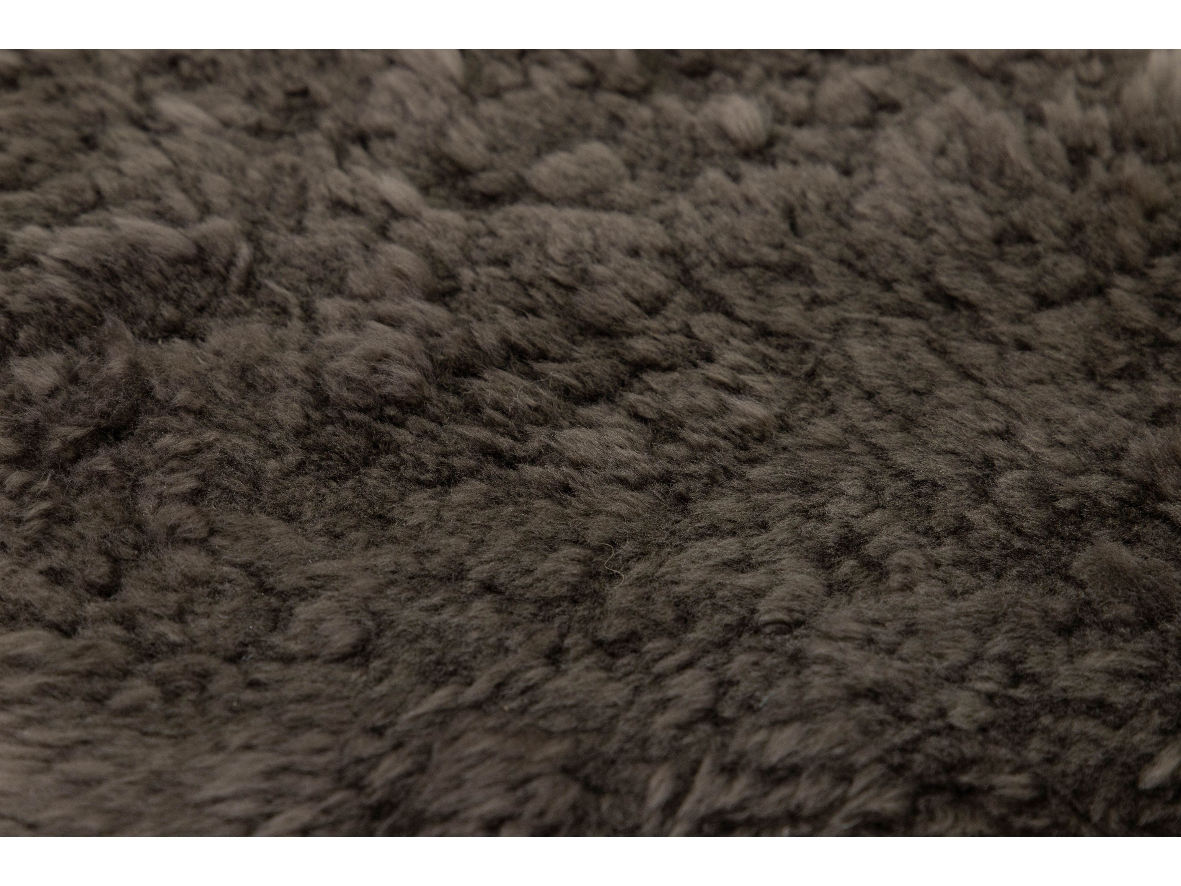 Modern Genuine Sheep Leather Custom Rug