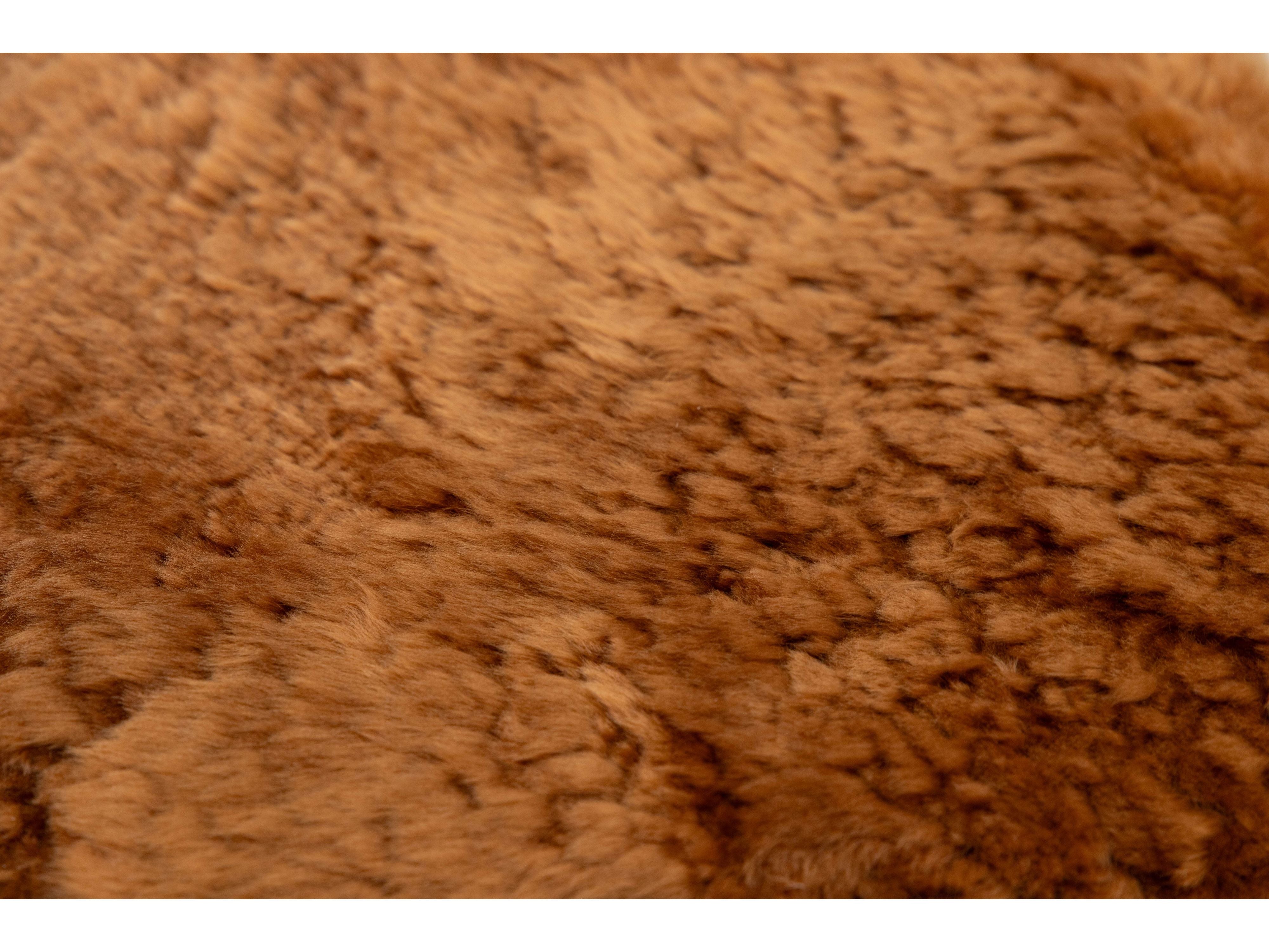 Modern Genuine Sheep Leather Custom Rug