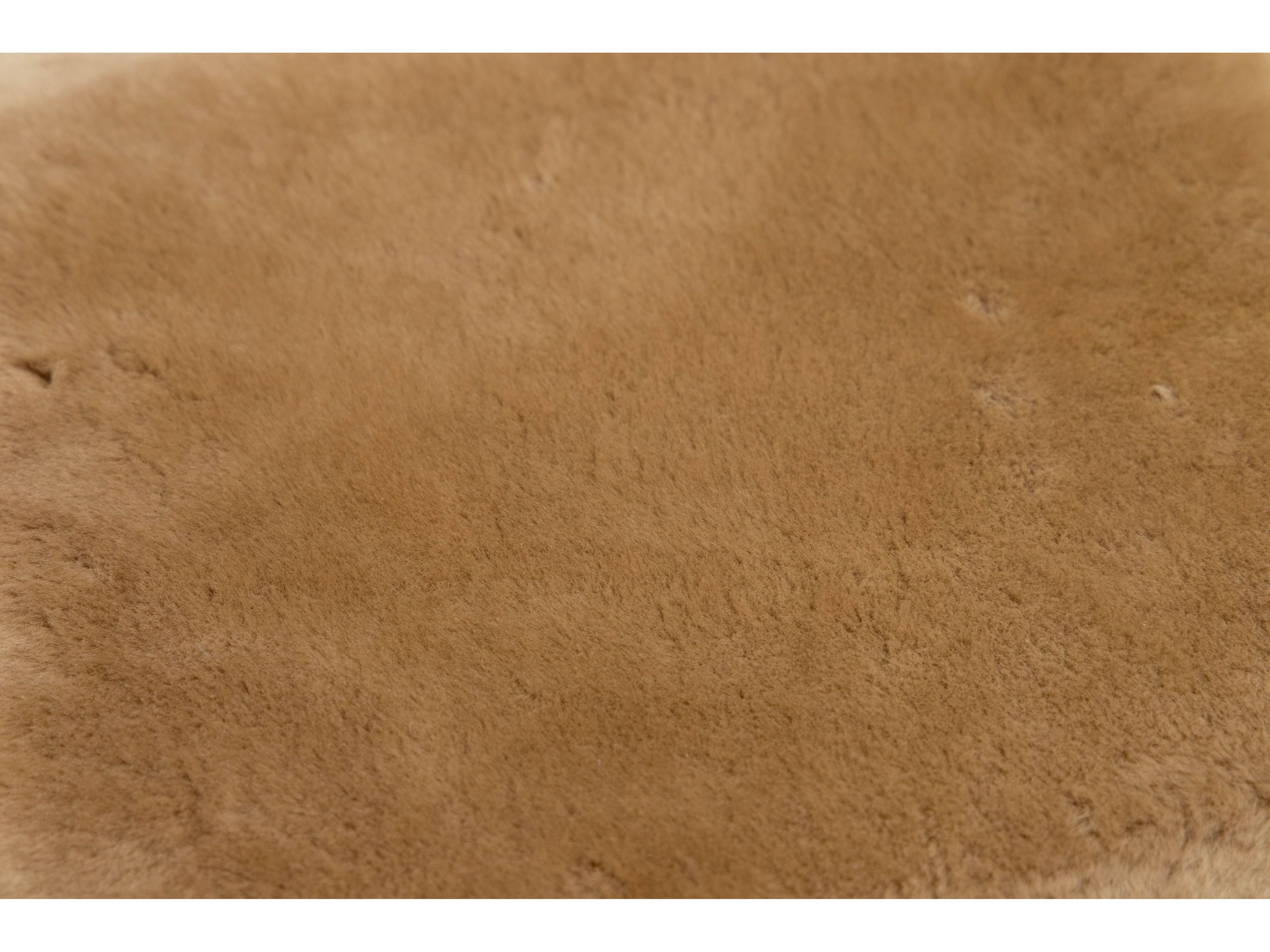 Modern Genuine Sheep Leather Custom Rug