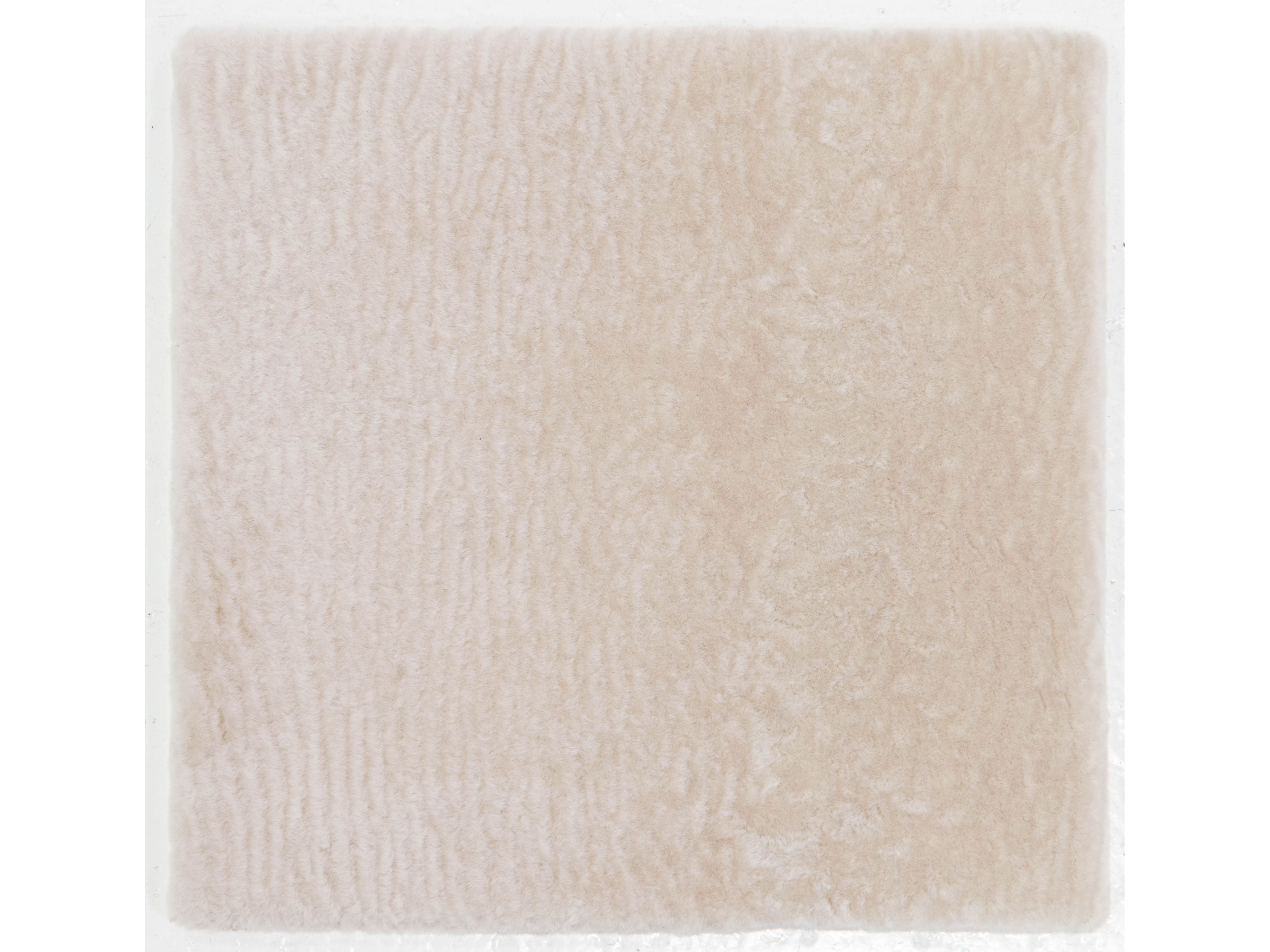 Modern Genuine Sheep Leather Custom Rug