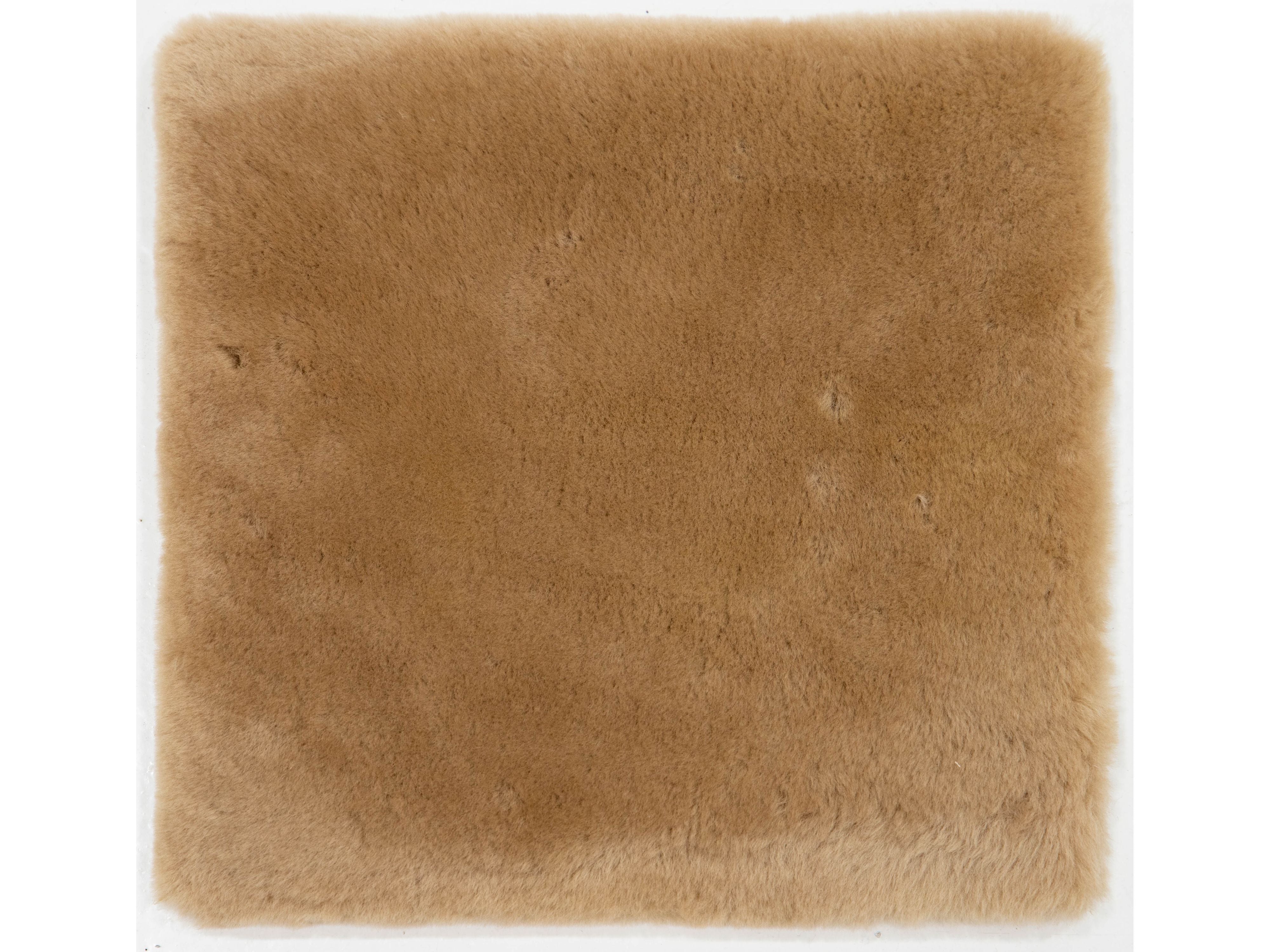 Modern Genuine Sheep Leather Custom Rug