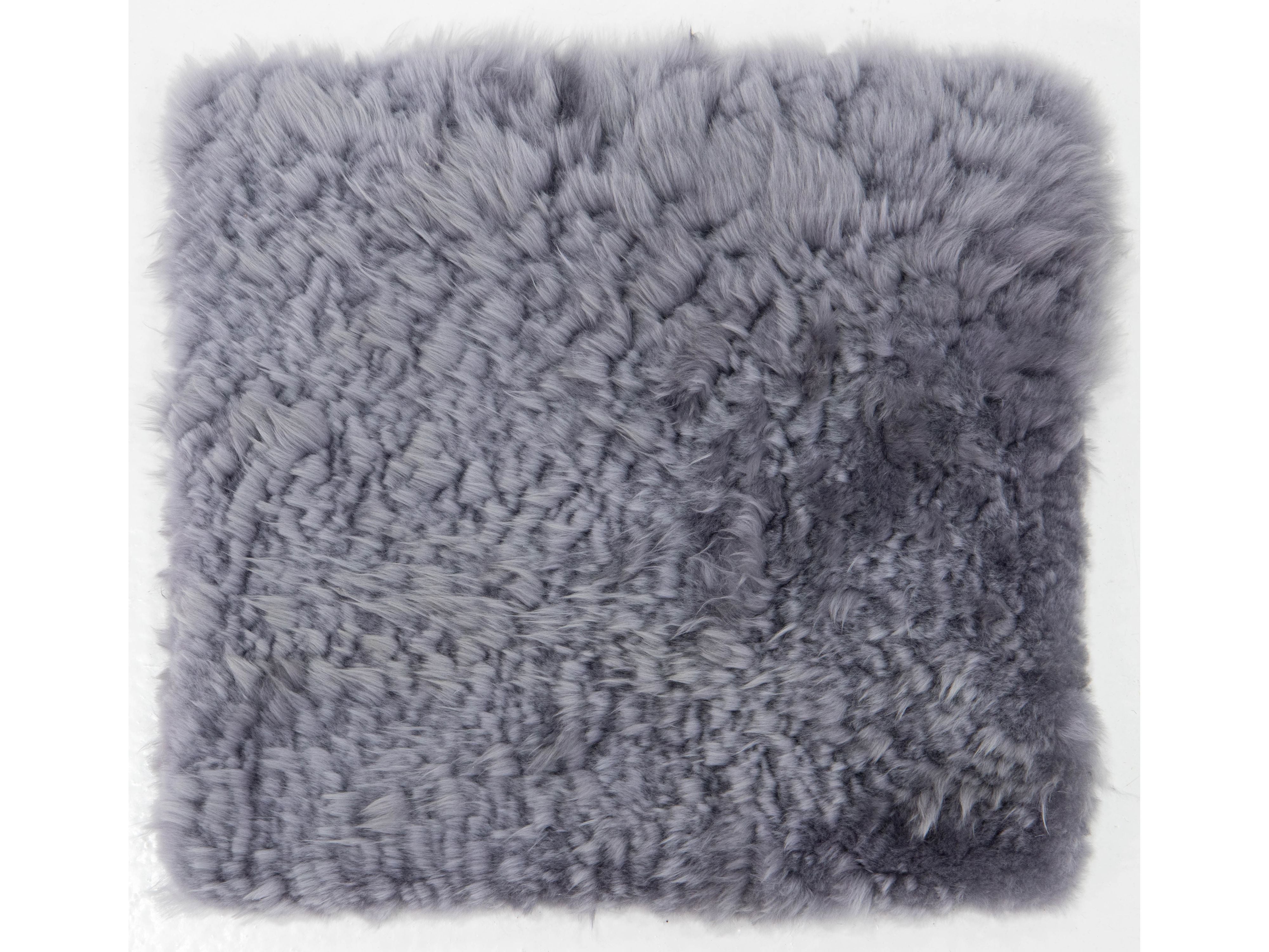 Modern Genuine Sheep Leather Custom Rug