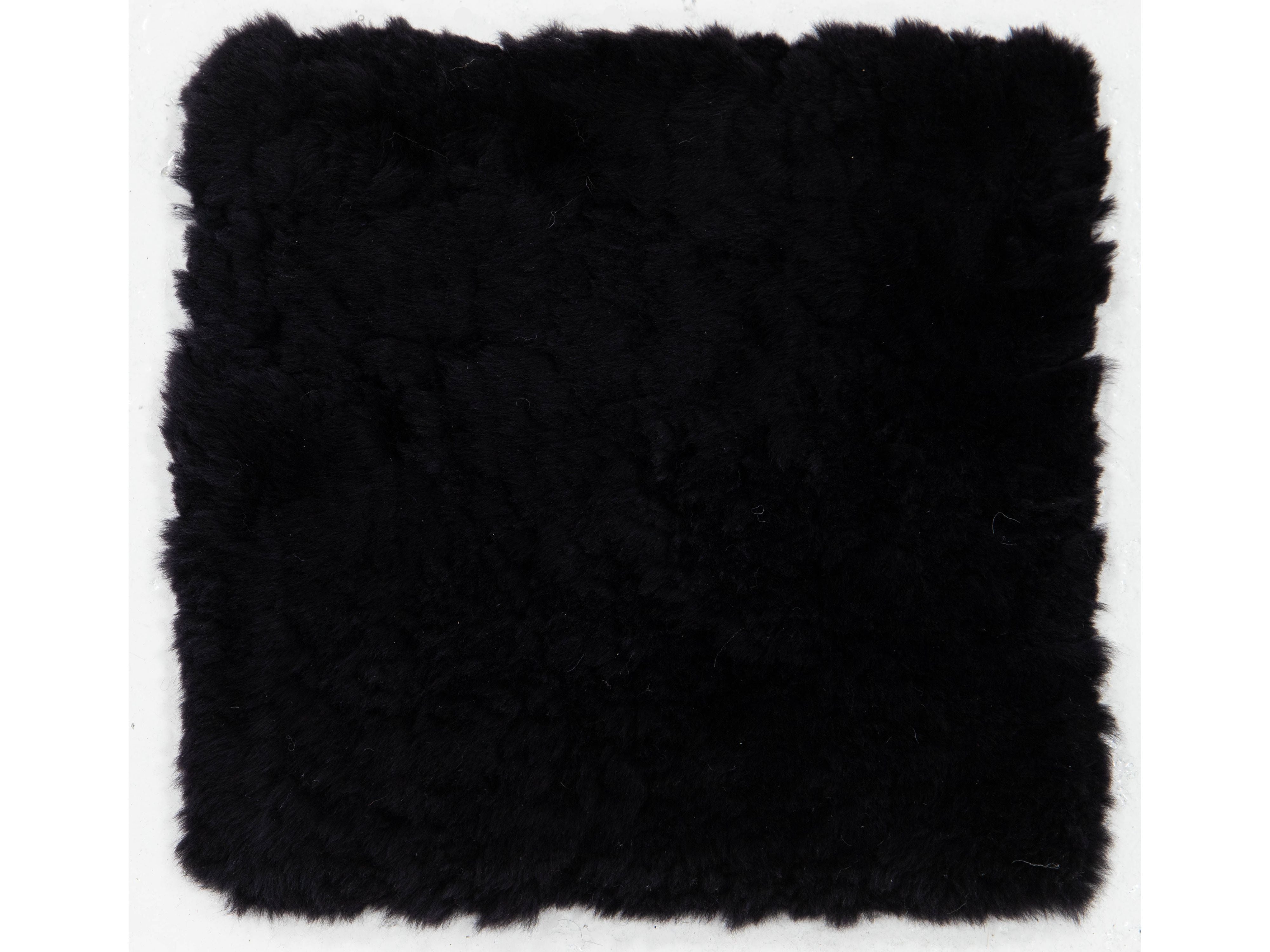 Modern Genuine Sheep Leather Custom Rug