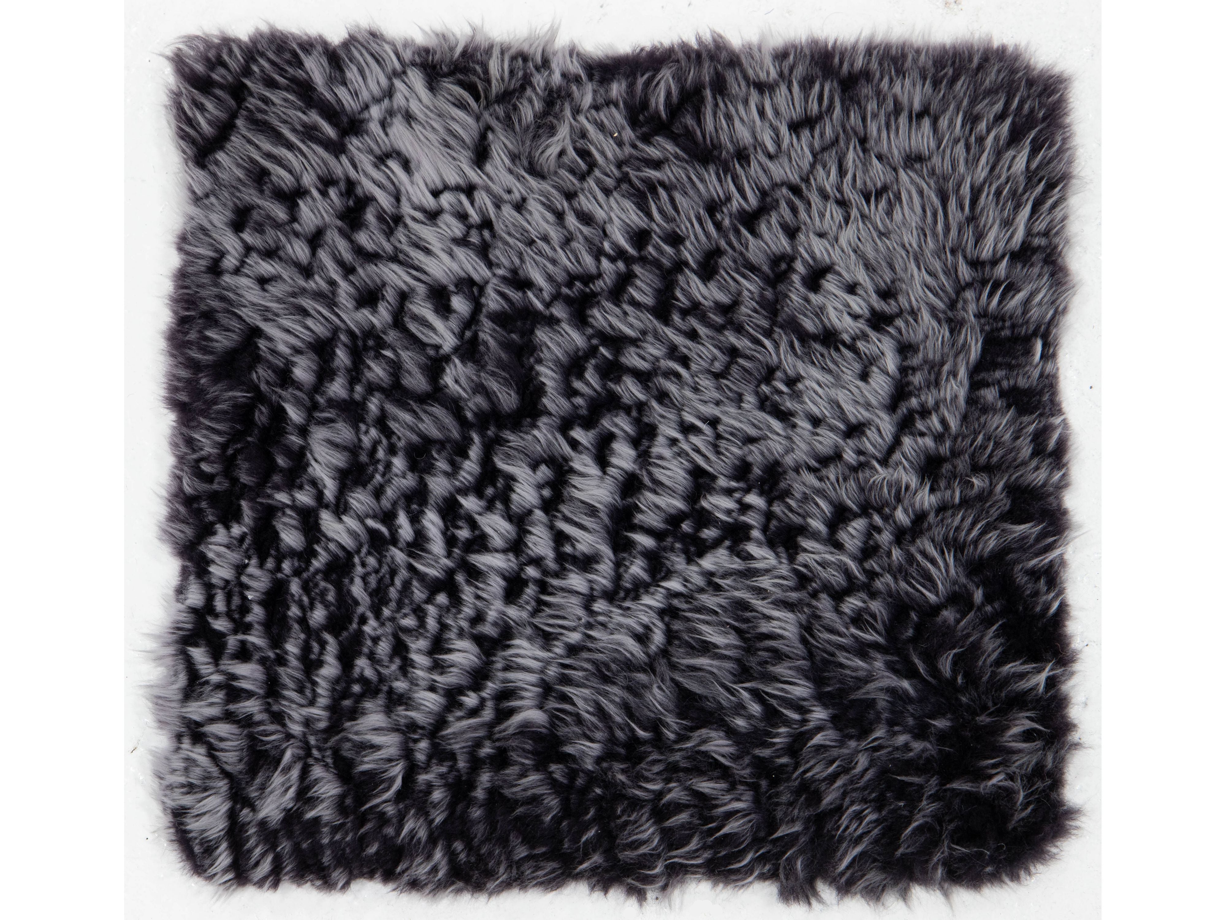 Modern Genuine Sheep Leather Custom Rug