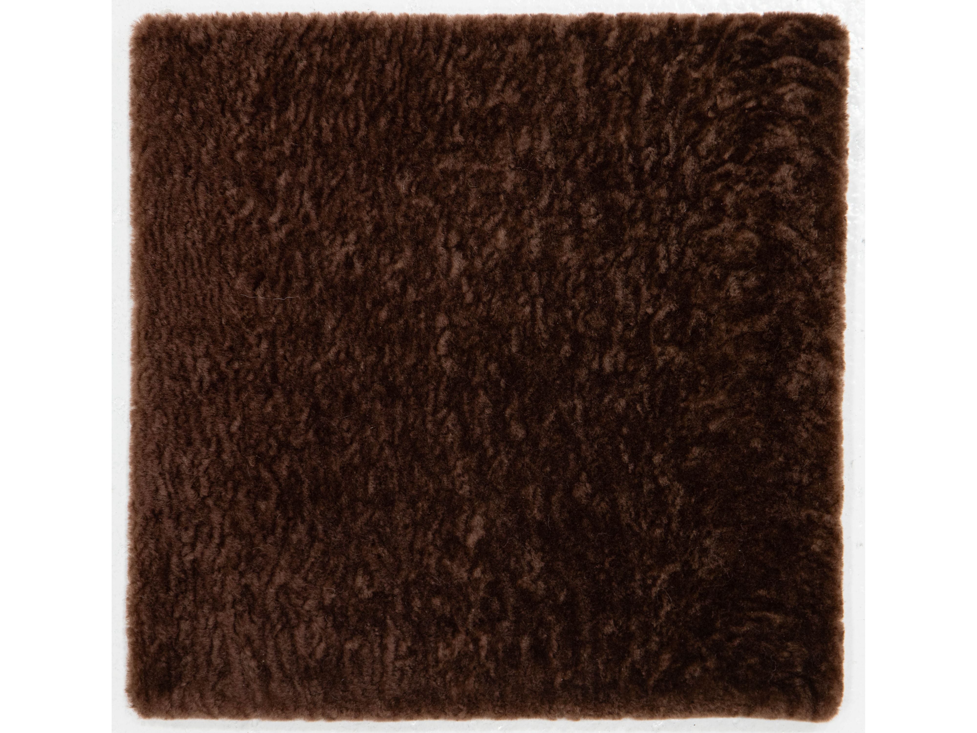 Modern Genuine Sheep Leather Custom Rug