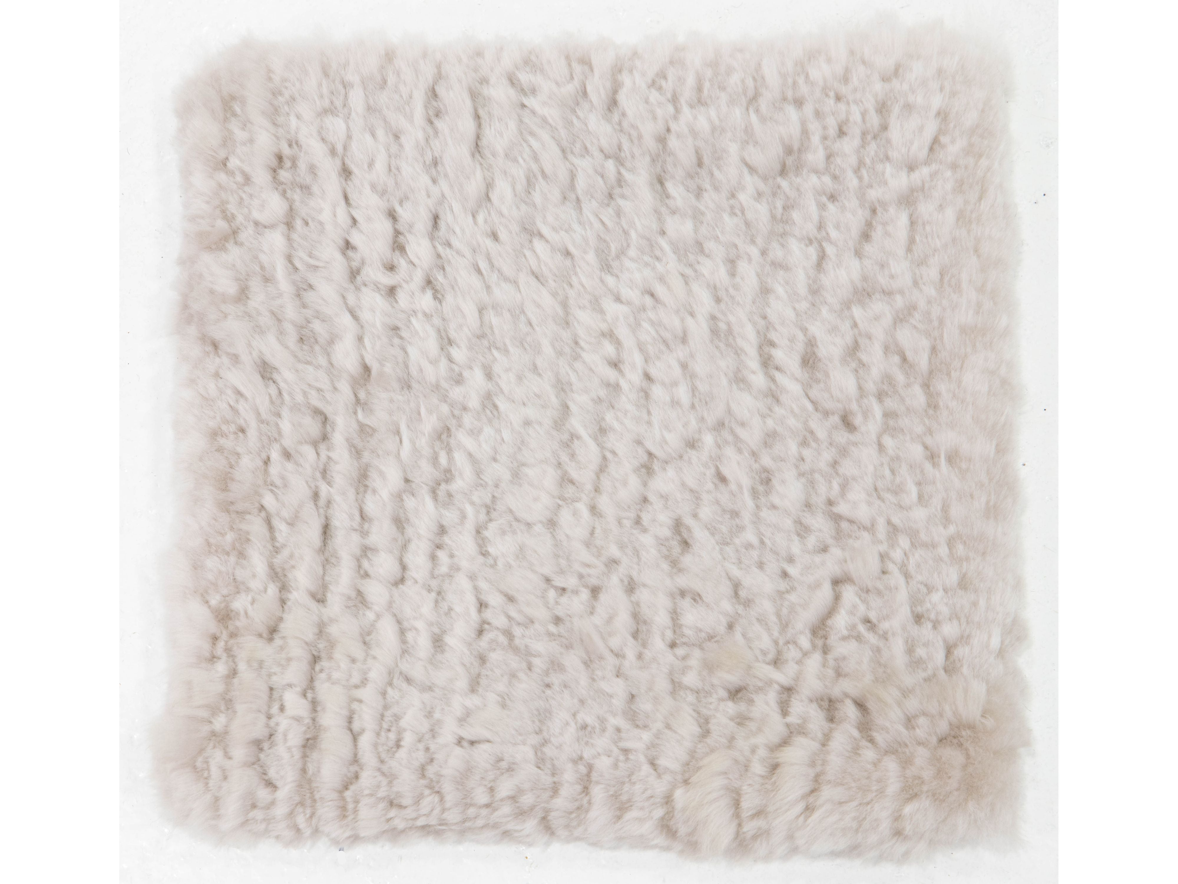 Modern Genuine Sheep Leather Custom Rug