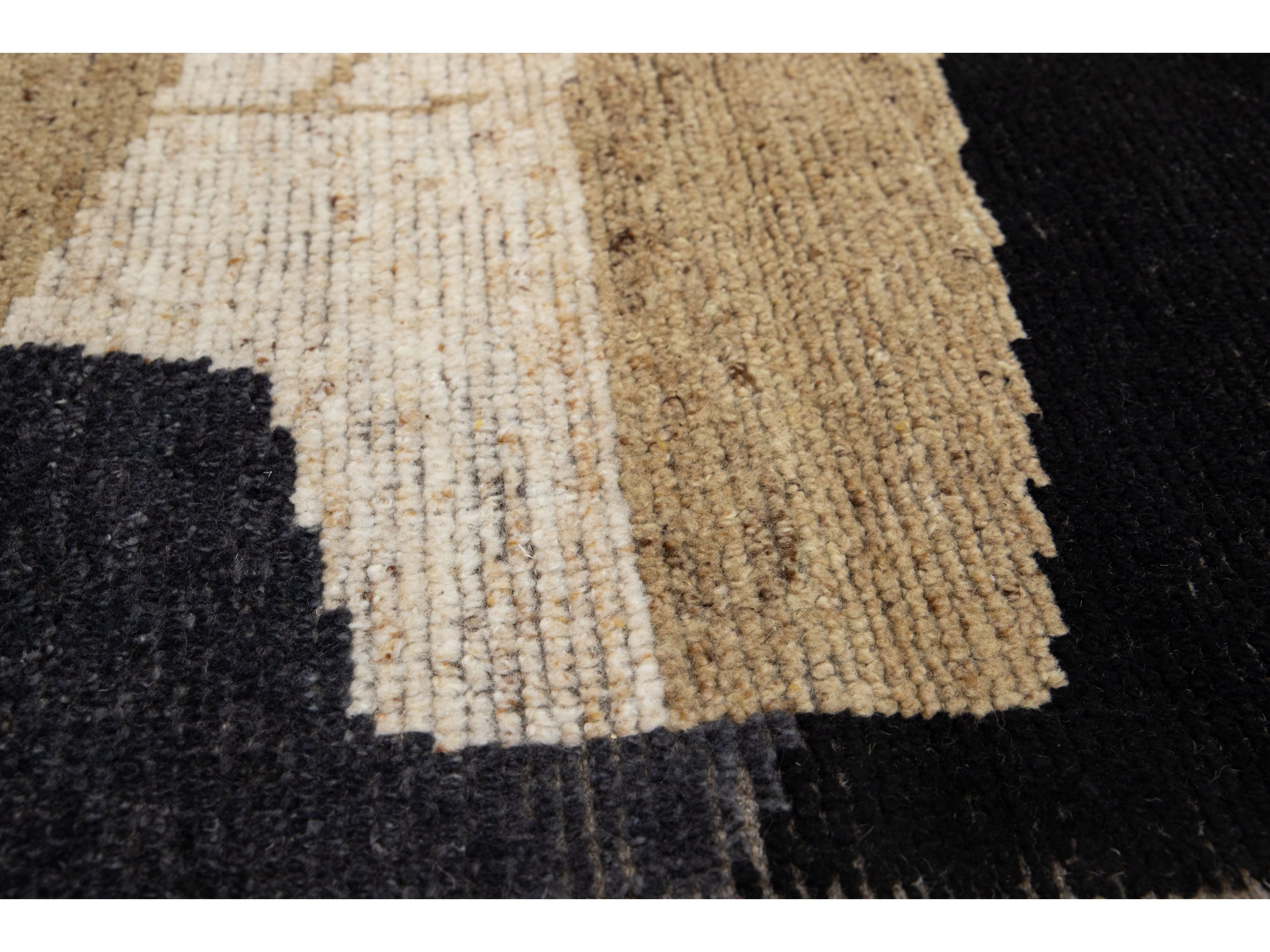 Modern Moroccan Wool Custom Rug