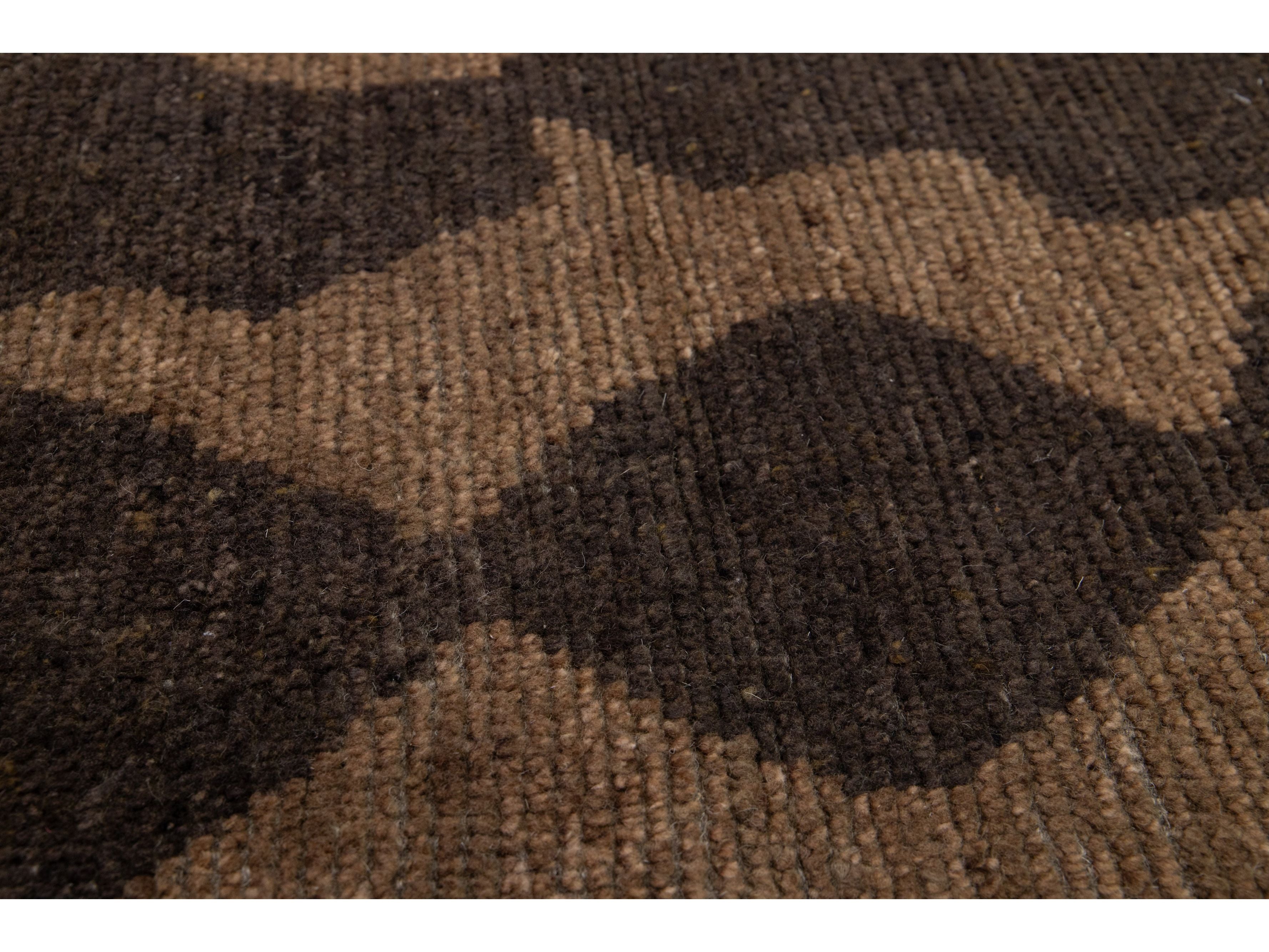 Modern Moroccan Wool Custom Rug