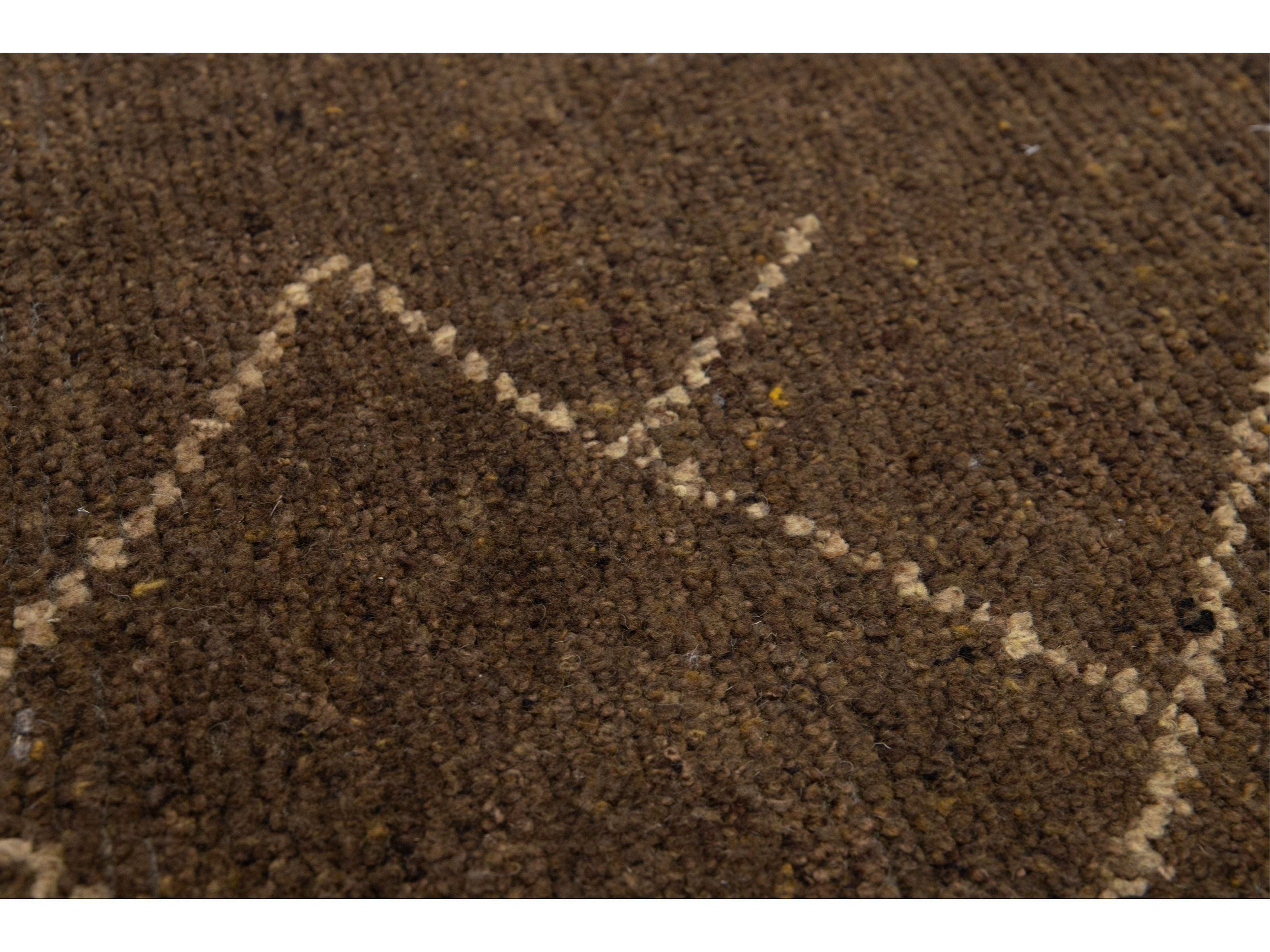 Modern Moroccan Wool Custom Rug