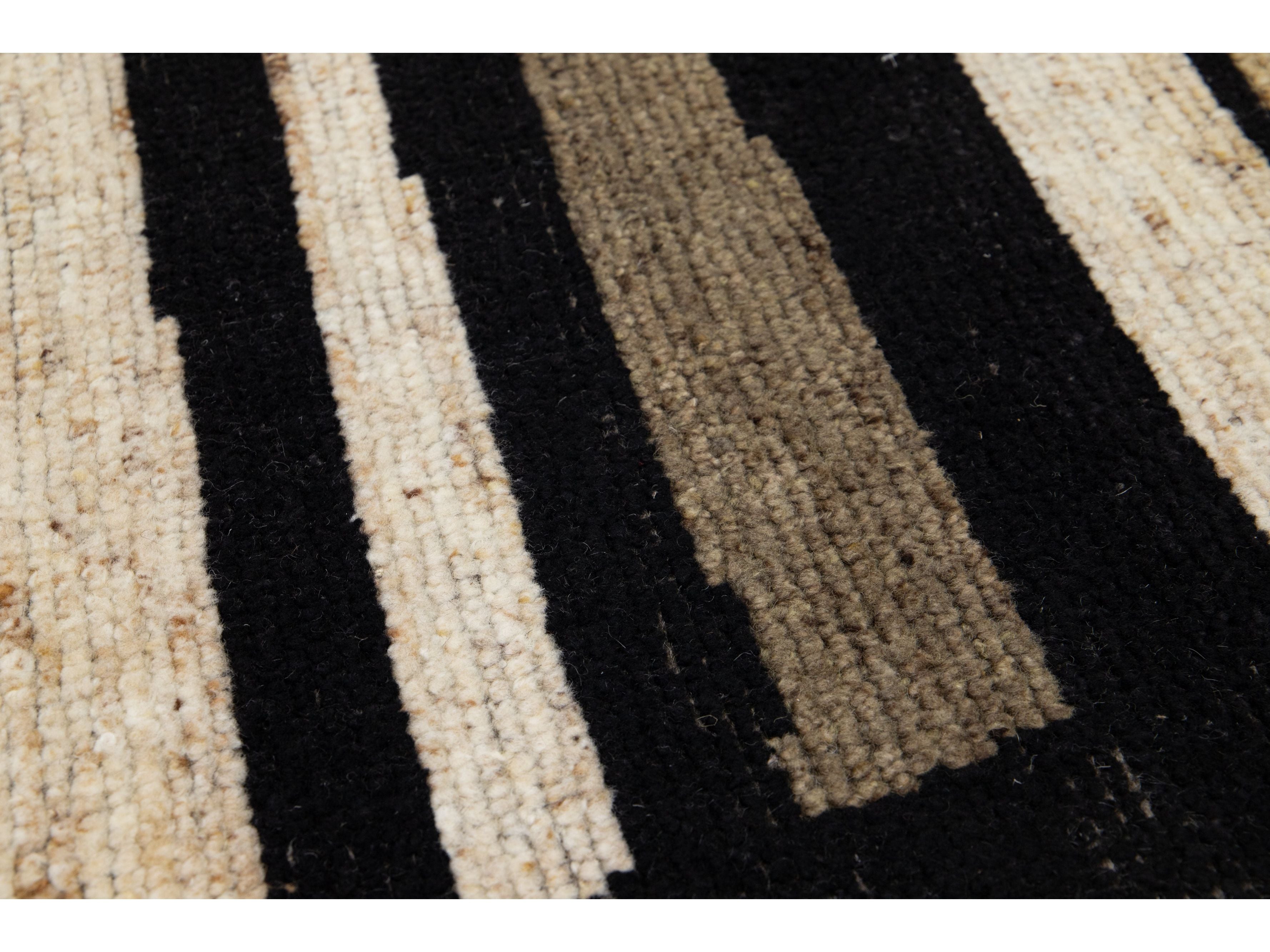 Modern Moroccan Wool Custom Rug